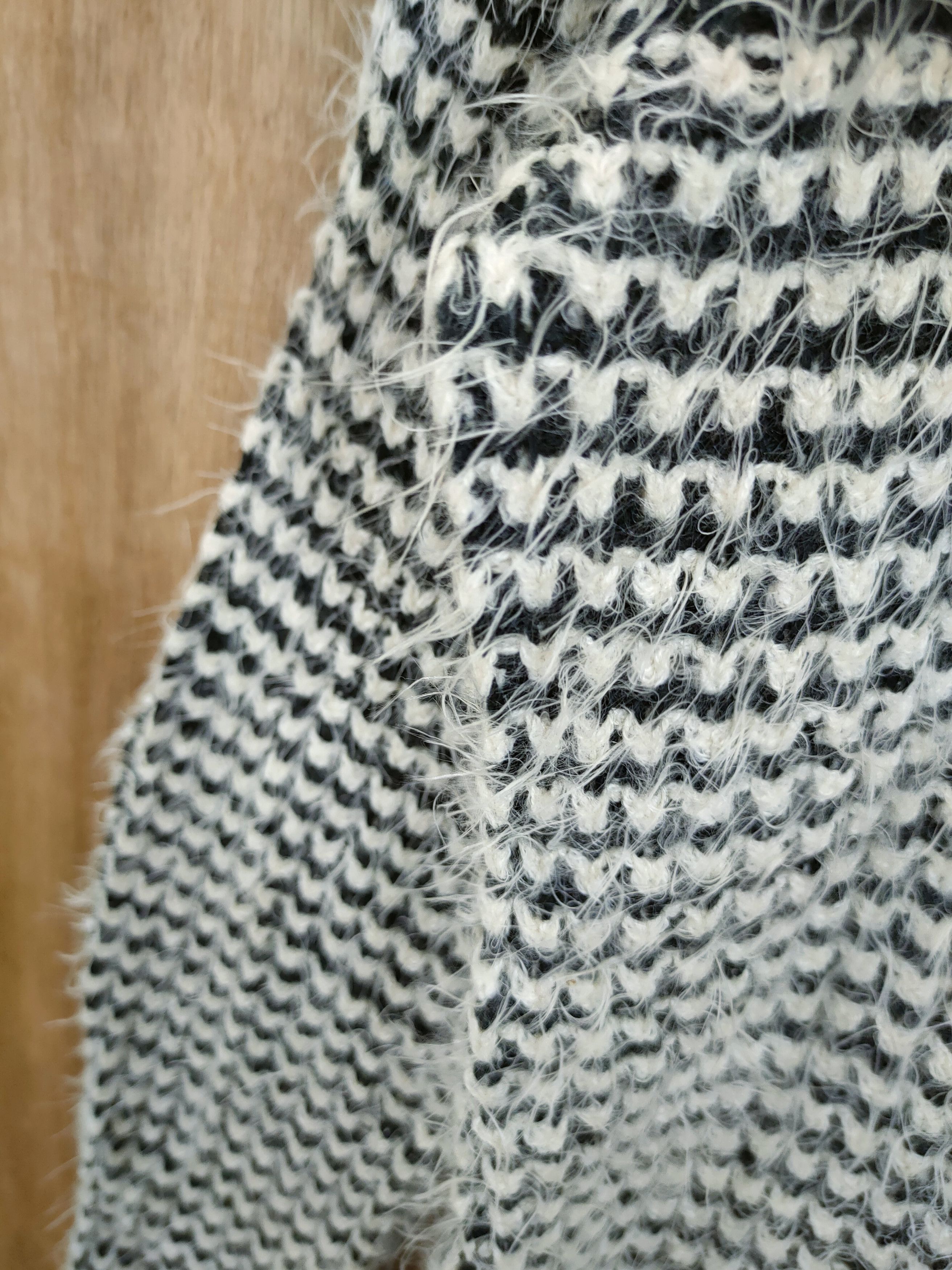 Homespun Knitwear K japan meticulous mohair shag shaggy fur knitwear #46-1011 Size US M / EU 48-50 / 2 - 6 Thumbnail