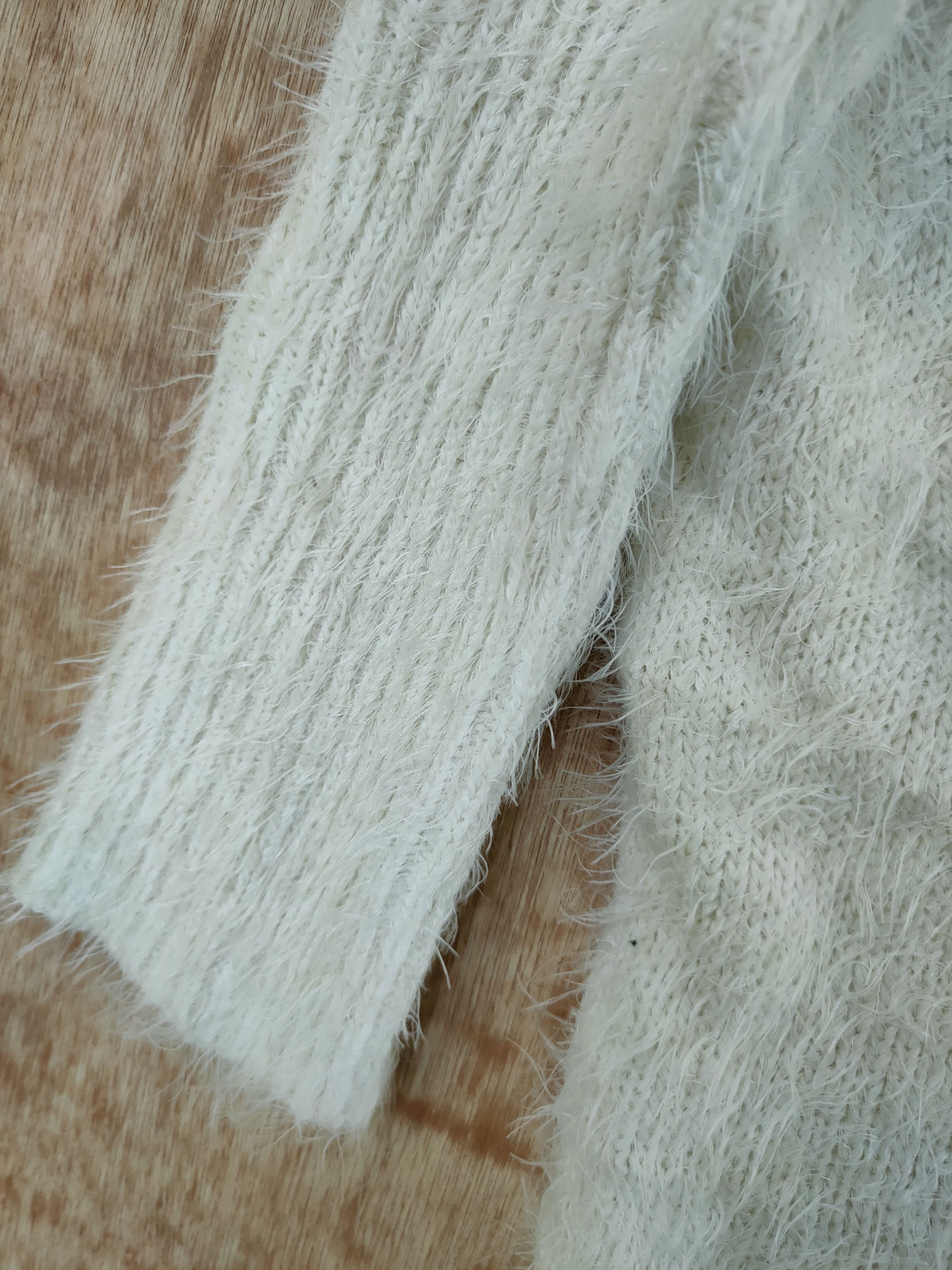 Vintage D Japan Rose mohair fur shaggy knitwear japan #46-534 Size M / US 6-8 / IT 42-44 - 6 Thumbnail
