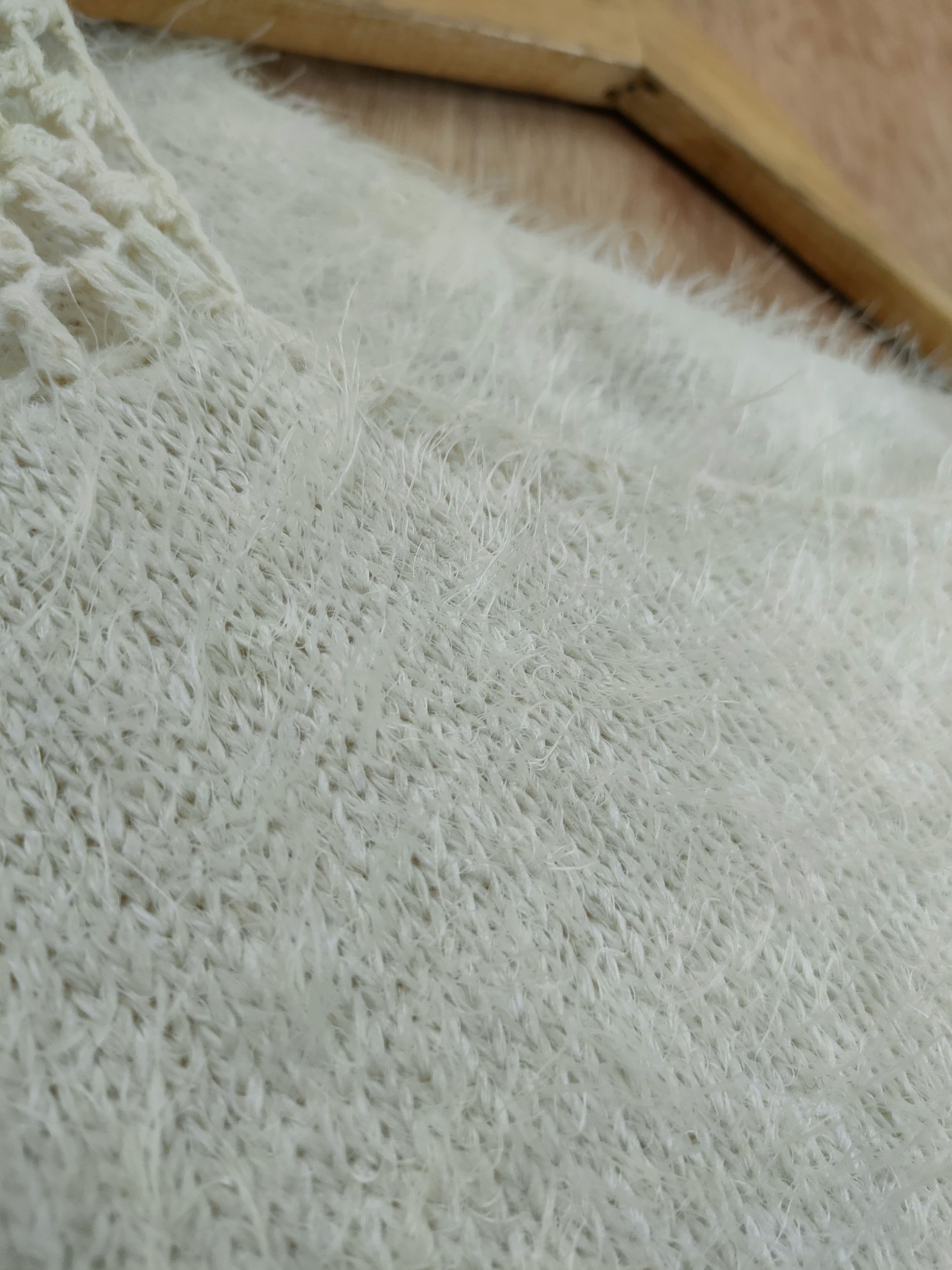 Vintage D Japan Rose mohair fur shaggy knitwear japan #46-534 Size M / US 6-8 / IT 42-44 - 5 Thumbnail