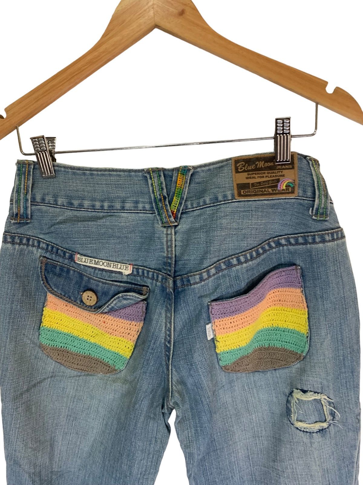 Japanese Brand Blue Moon Blue Jeans Size US 32 / EU 48 - 5 Thumbnail