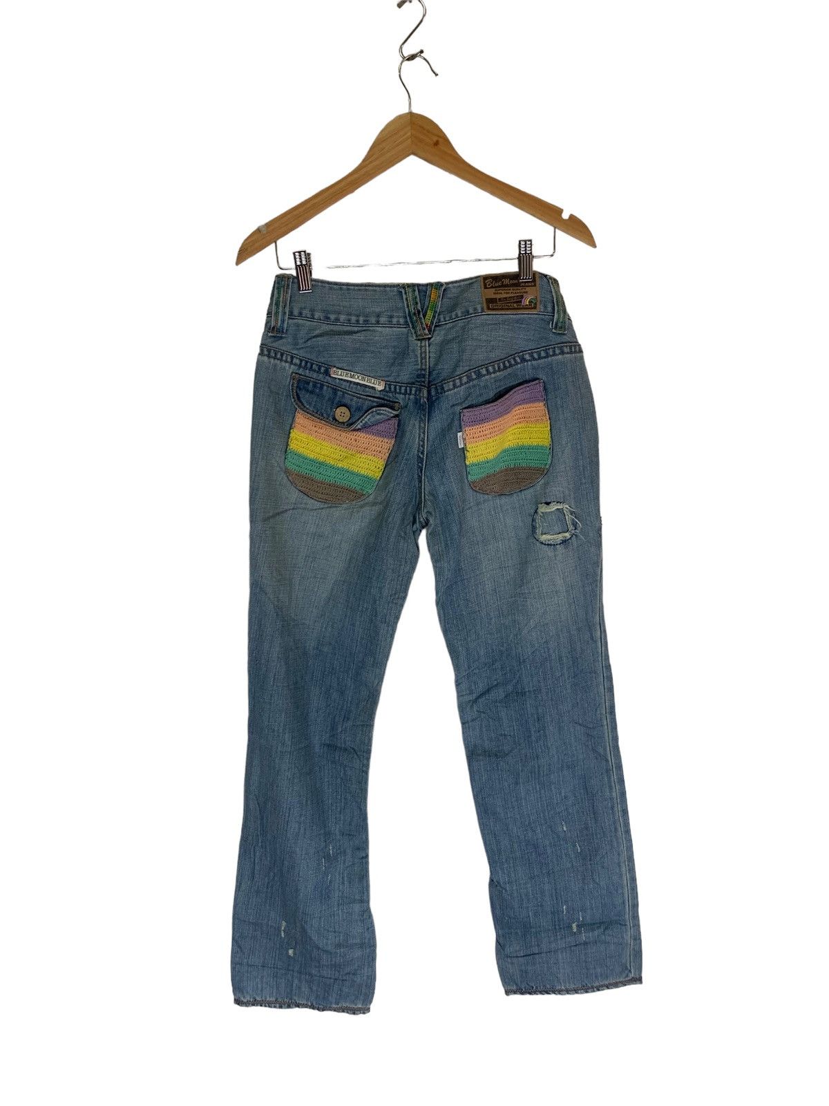 Japanese Brand Blue Moon Blue Jeans Size US 32 / EU 48 - 3 Thumbnail