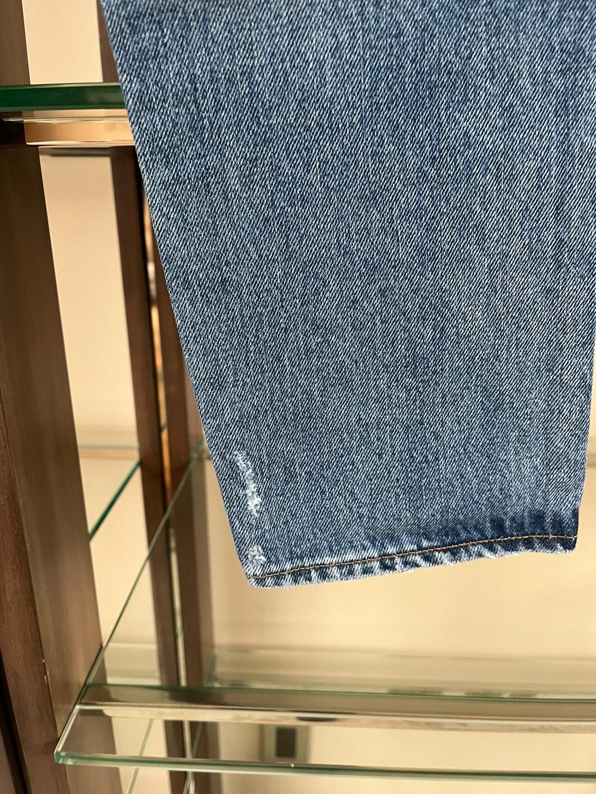 Saint Laurent Paris o1rshd1 SK 5 Pocket Denim in Light Vintage Blue Size US 30 / EU 46 - 10 Thumbnail