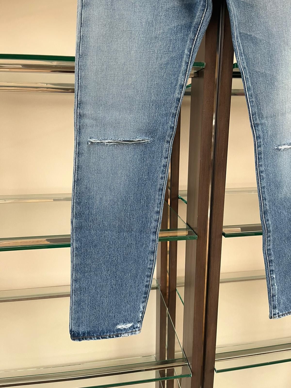 Saint Laurent Paris o1rshd1 SK 5 Pocket Denim in Light Vintage Blue Size US 30 / EU 46 - 5 Thumbnail