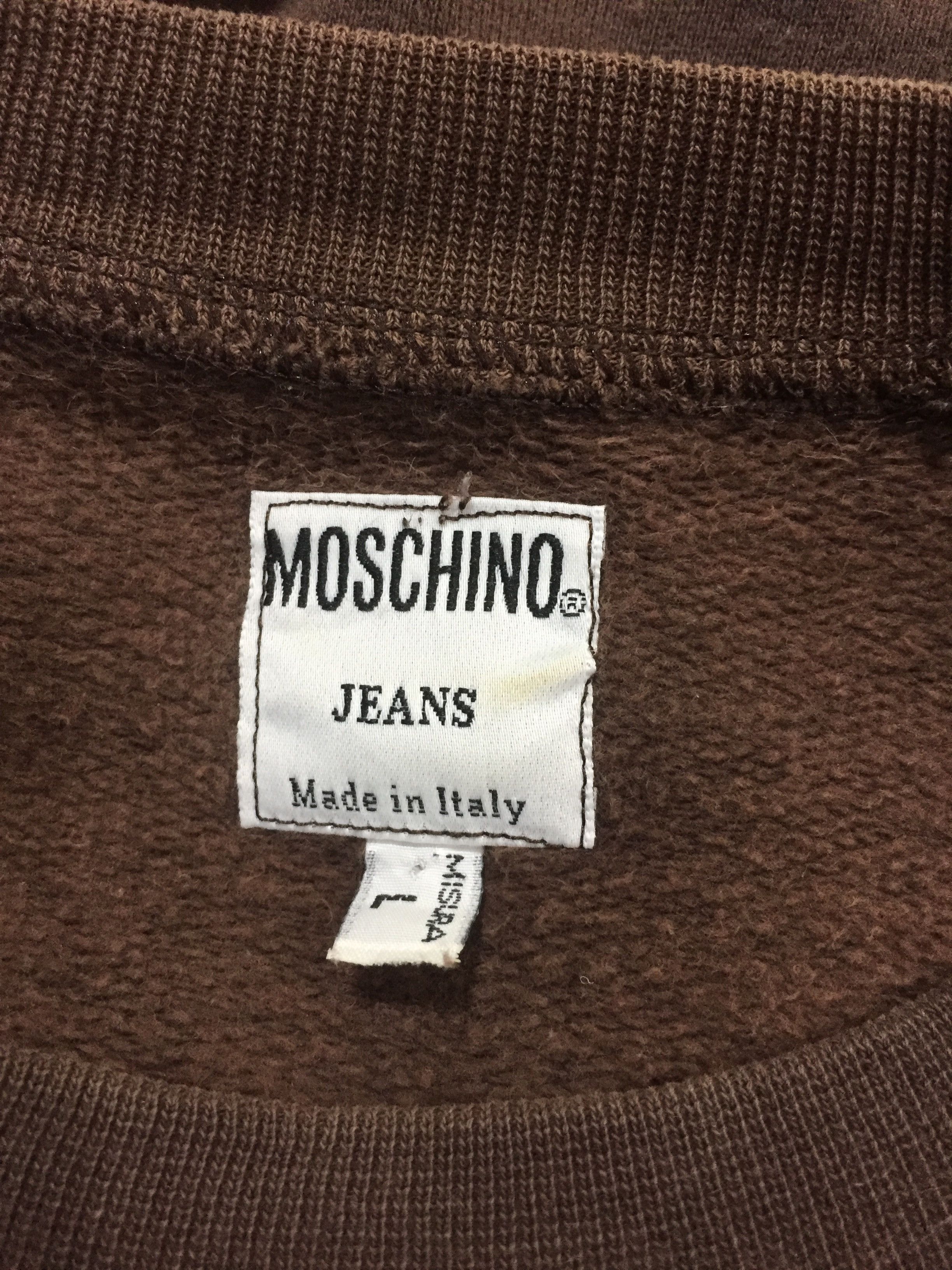 Japanese Brand × Moschino × Vintage Vintage Designer moschino box logo Sweatshirt Size US L / EU 52-54 / 3 - 7 Thumbnail
