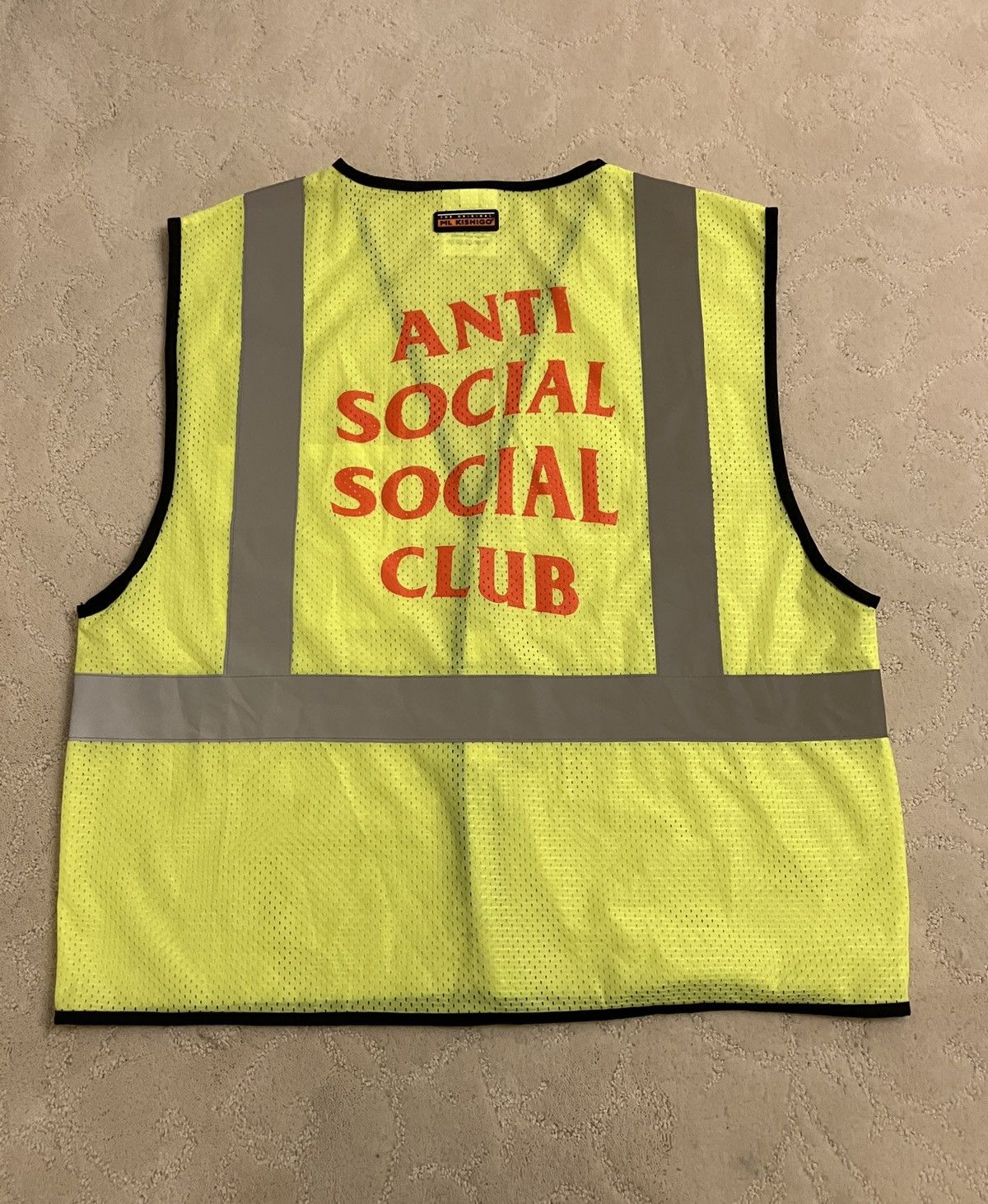 Anti Social Social Club Anti Social Social Club Reflective Vest Size US L / EU 52-54 / 3 - 1 Thumbnail