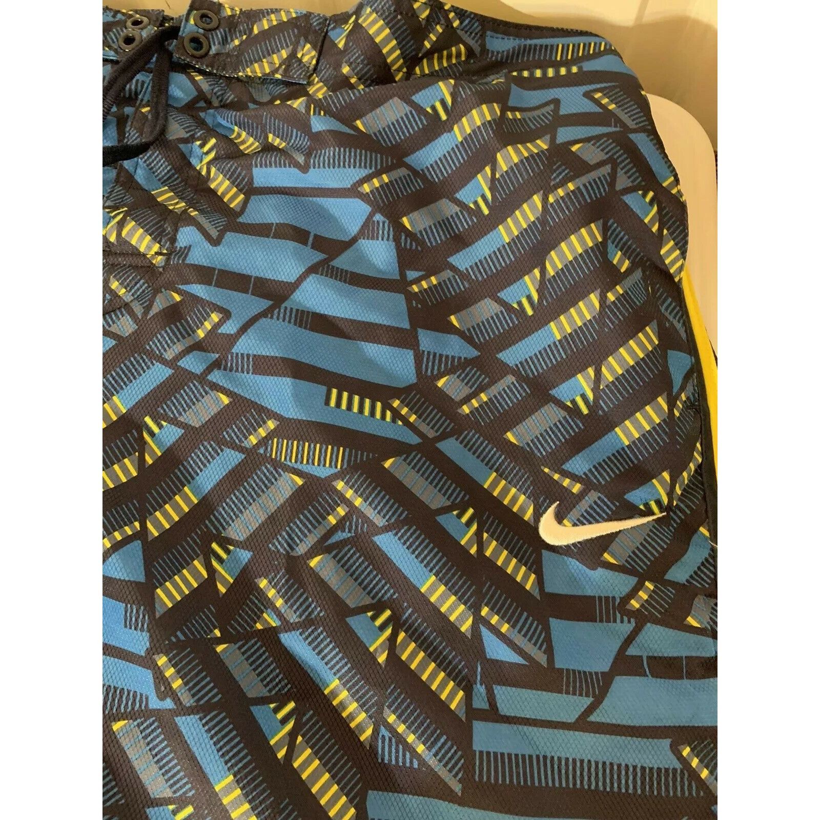 Nike Vintage 90s Nike Swoosh All Over Print Swim Trunk Shorts Siz Size US 44 / EU 60 - 1 Thumbnail