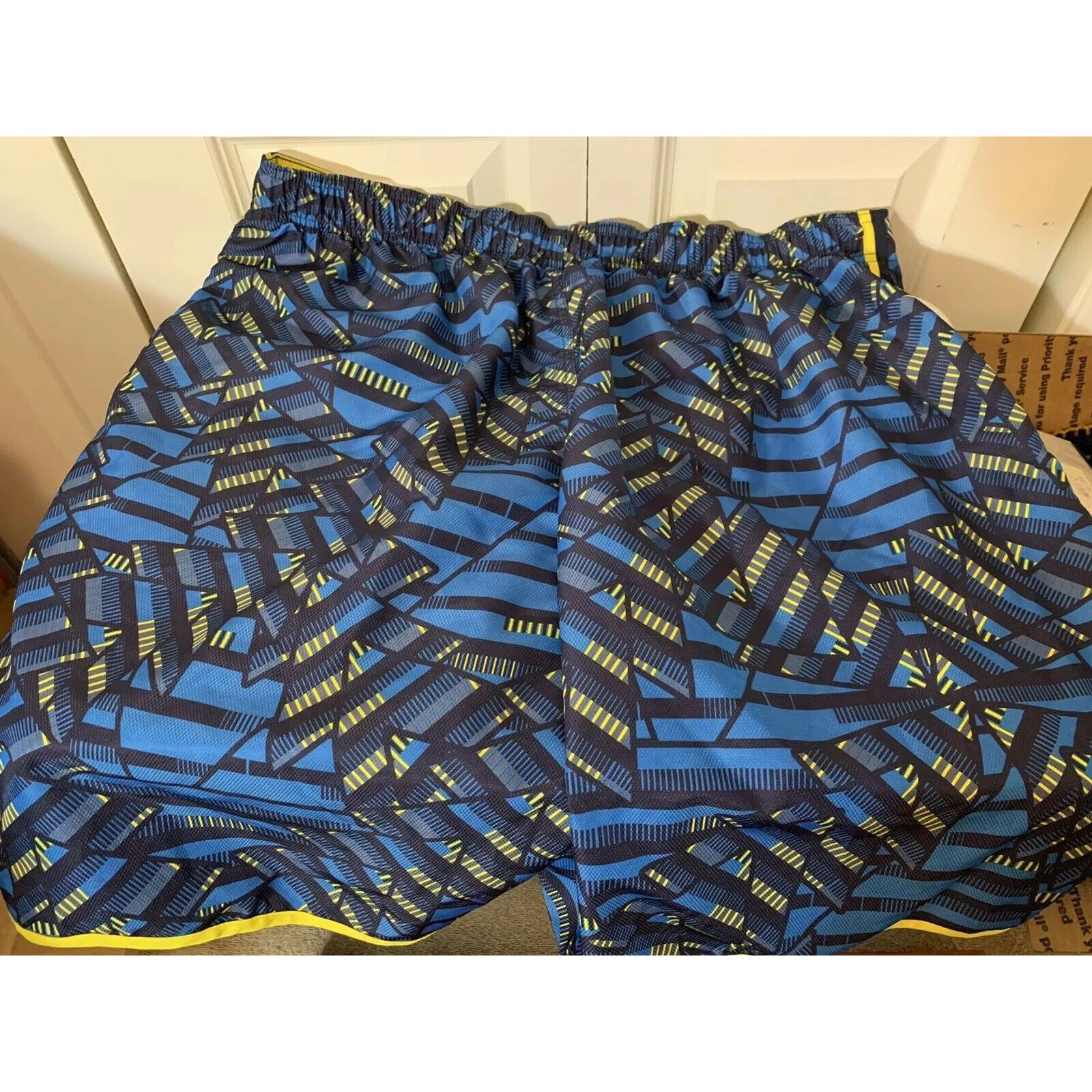 Nike Vintage 90s Nike Swoosh All Over Print Swim Trunk Shorts Siz Size US 44 / EU 60 - 5 Thumbnail