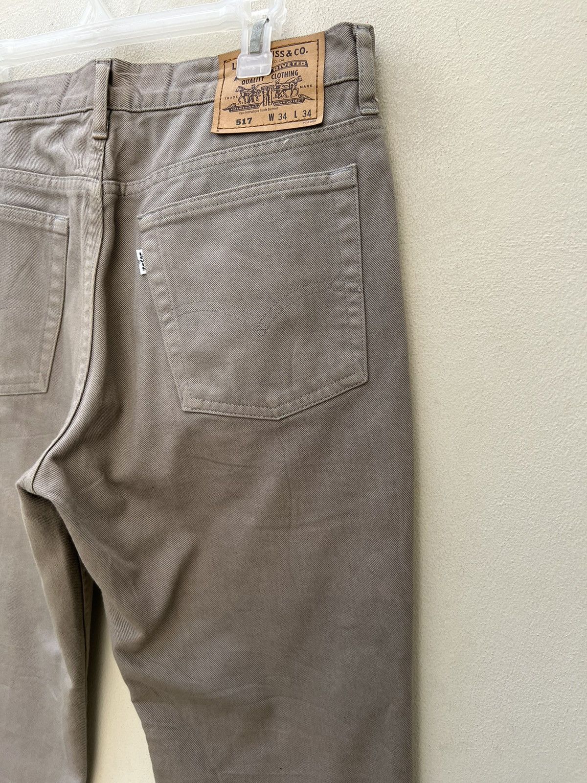 Levi's Vintage 1999 Levi’s 517 Faded Dirty Mud Flare Jeans Size US 33 - 17 Thumbnail