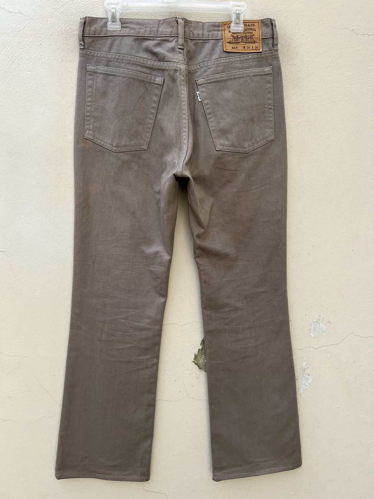 Levi's Vintage 1999 Levi’s 517 Faded Dirty Mud Flare Jeans Size US 33 - 14 Thumbnail