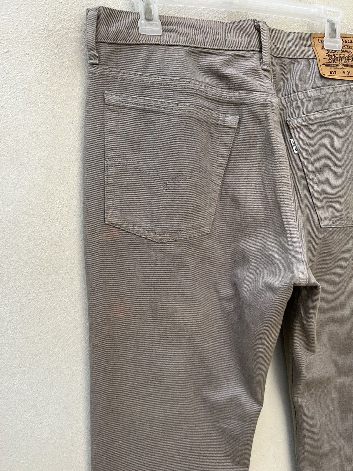 Levi's Vintage 1999 Levi’s 517 Faded Dirty Mud Flare Jeans Size US 33 - 15 Thumbnail