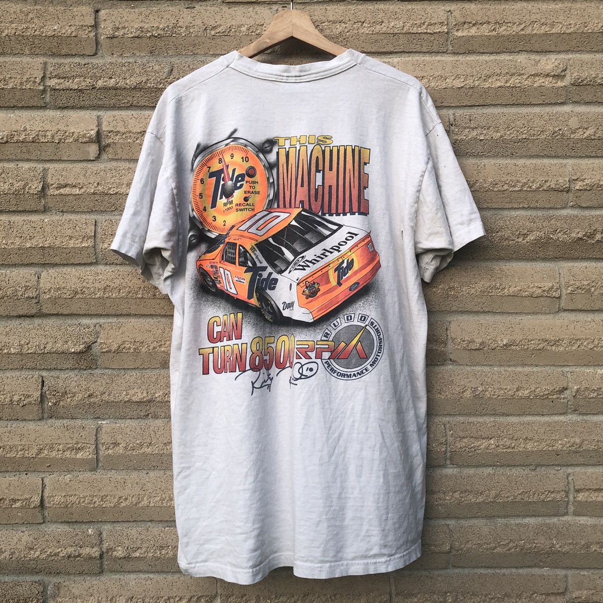 NASCAR × Vintage Vintage 90s Ricky Rudd nascar Tide racing graphic shirt Size US XL / EU 56 / 4 - 1 Thumbnail