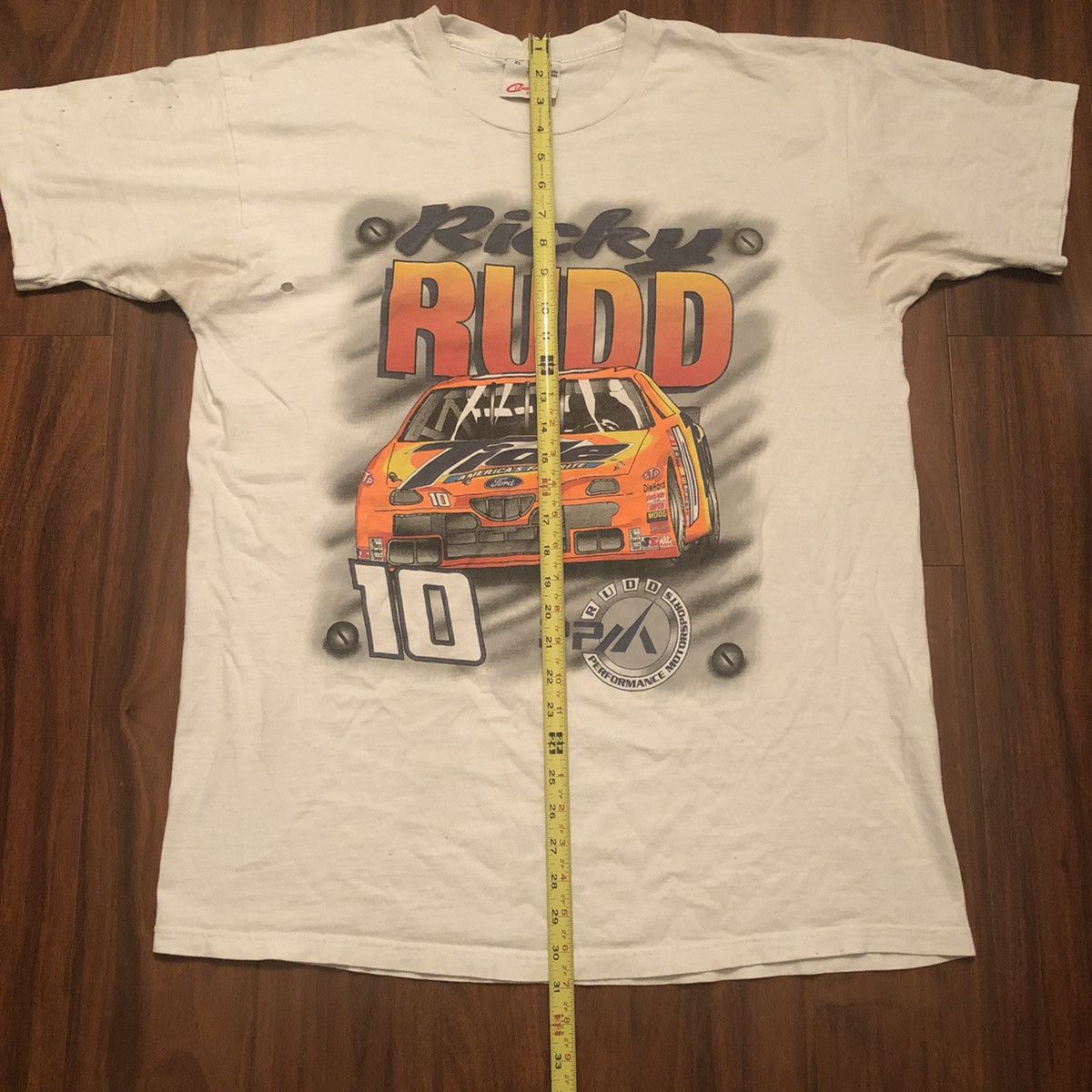 NASCAR × Vintage Vintage 90s Ricky Rudd nascar Tide racing graphic shirt Size US XL / EU 56 / 4 - 6 Thumbnail