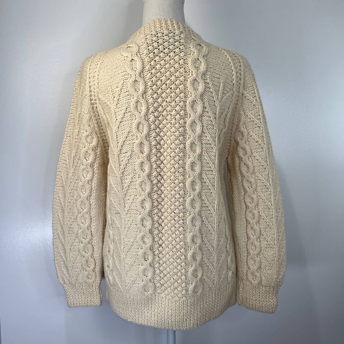 Vintage Vintage Irish Wool Cable Knit Cardigan Standun Sweater Grailed