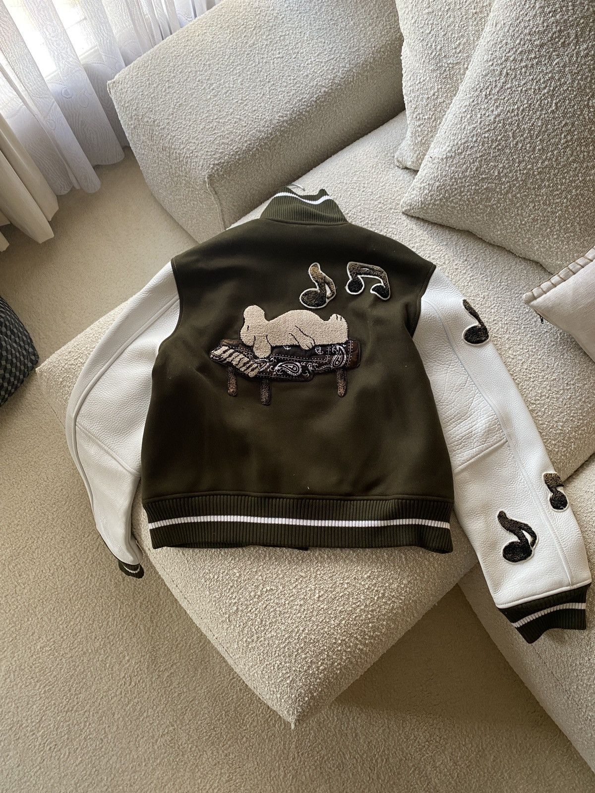 Proleta Re Art × Vuja De VUJA DÉ x PROLETA RE ART 'Winter Wind' Varsity Jacket Size US L / EU 52-54 / 3 - 4 Thumbnail