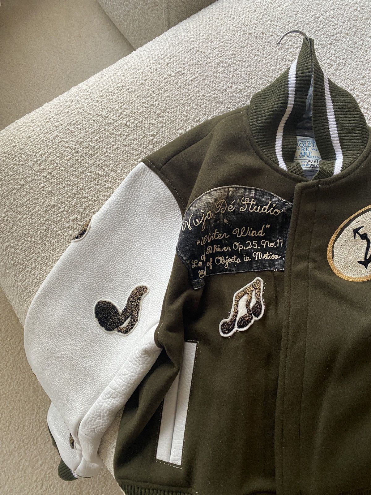 Proleta Re Art × Vuja De VUJA DÉ x PROLETA RE ART 'Winter Wind' Varsity Jacket Size US L / EU 52-54 / 3 - 7 Thumbnail