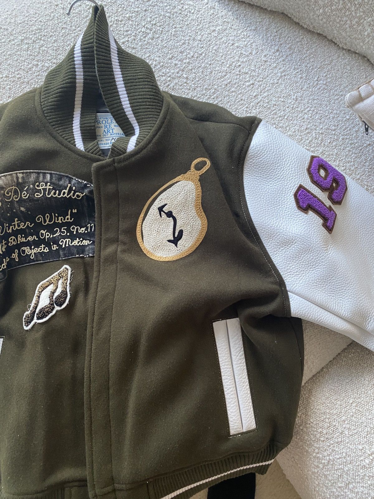 Proleta Re Art × Vuja De VUJA DÉ x PROLETA RE ART 'Winter Wind' Varsity Jacket Size US L / EU 52-54 / 3 - 8 Thumbnail