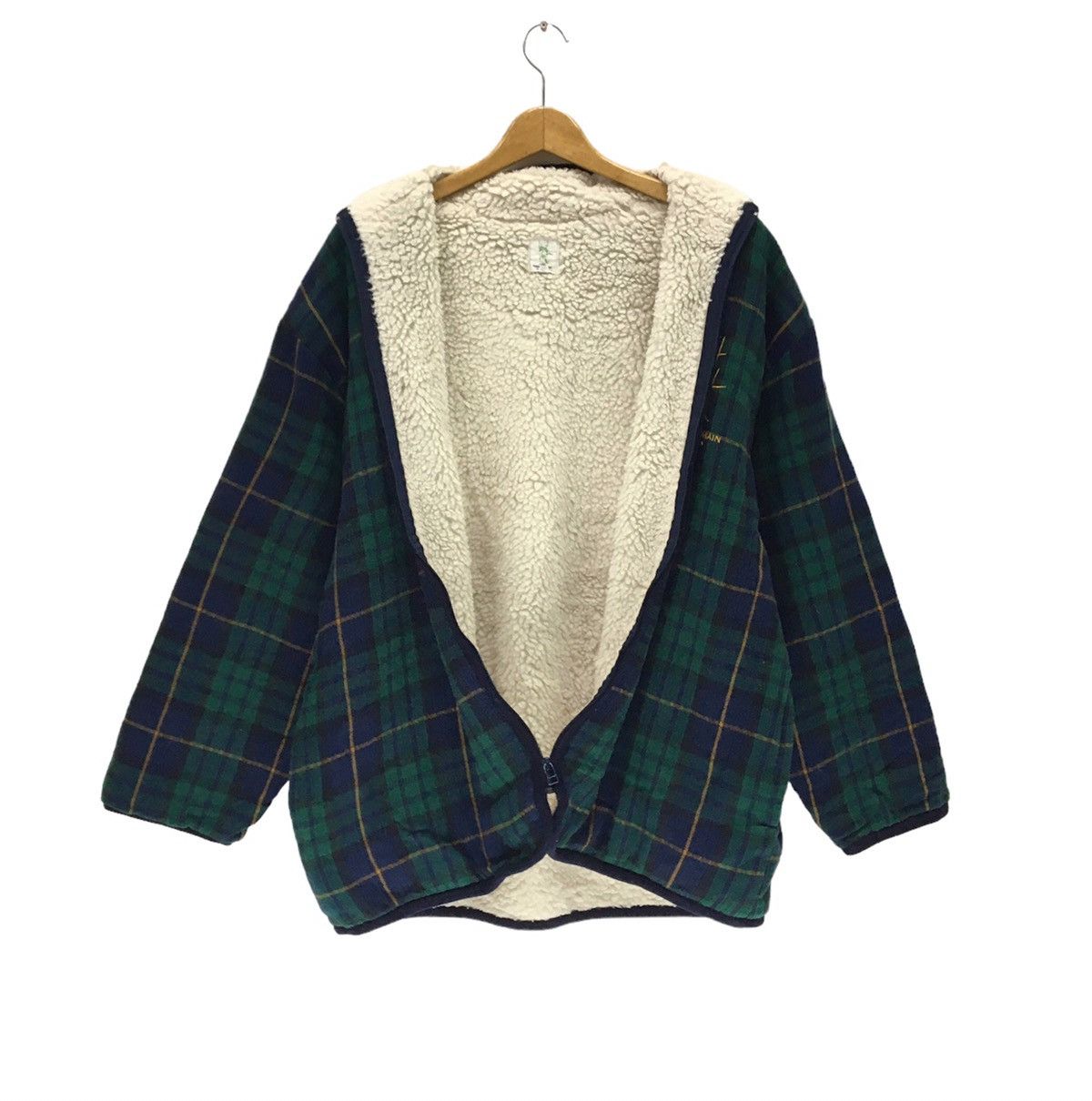 Pierre Balmain PIERRE BALMAIN Tartan Style Bomber Fleece Size US XL / EU 56 / 4 - 3 Thumbnail