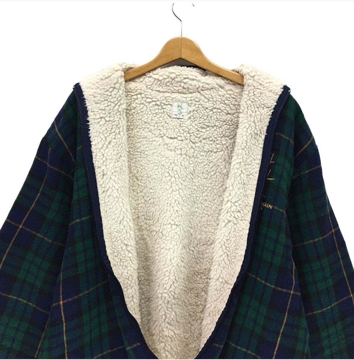 Pierre Balmain PIERRE BALMAIN Tartan Style Bomber Fleece Size US XL / EU 56 / 4 - 4 Thumbnail