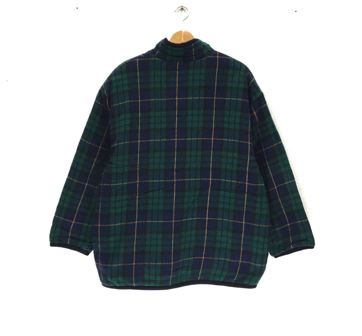 Pierre Balmain PIERRE BALMAIN Tartan Style Bomber Fleece Size US XL / EU 56 / 4 - 2 Thumbnail