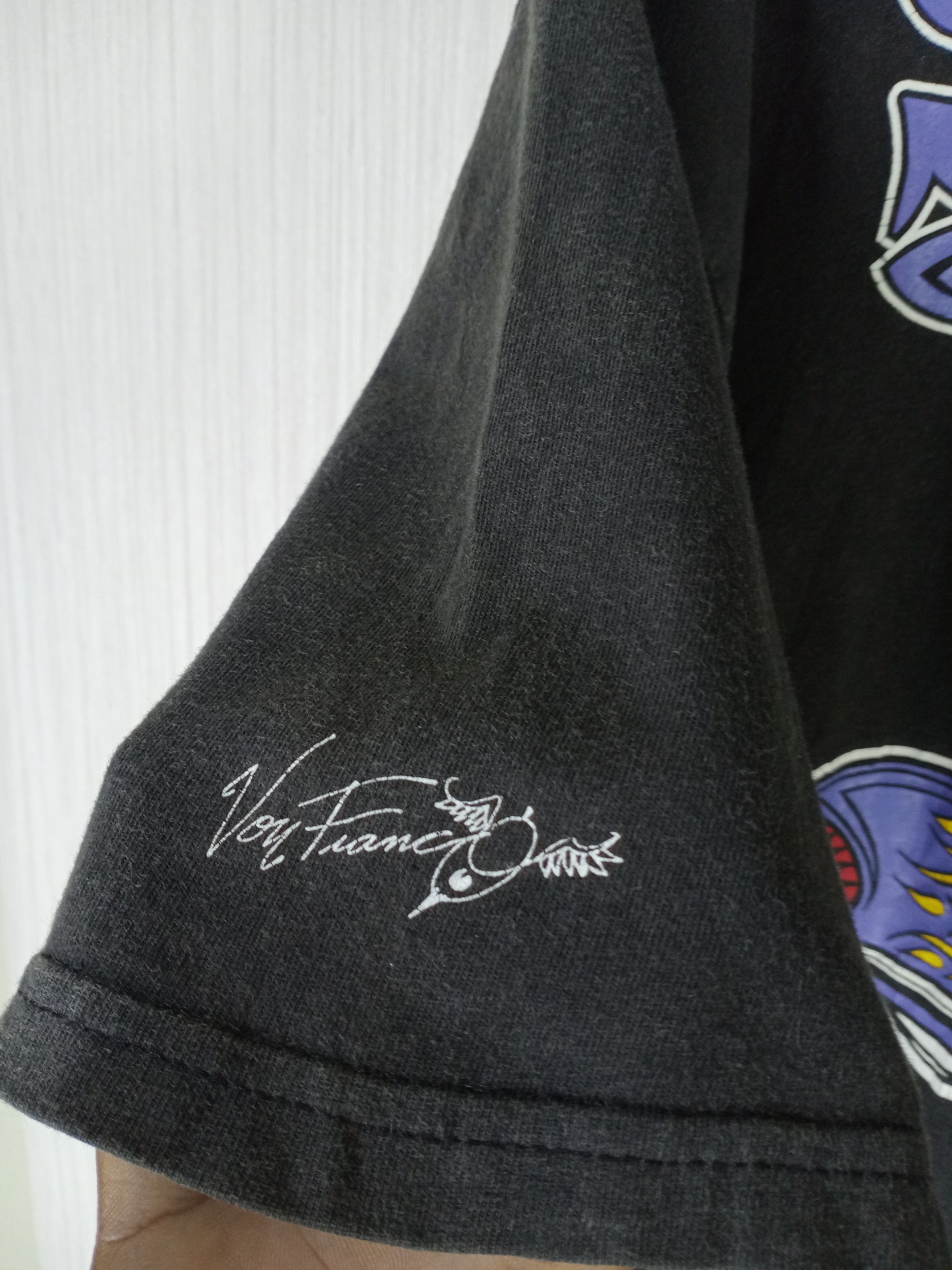 Other Rare Vintage 90s Von Franco/SPACENIK Von Hutch T-shirt Size US XL / EU 56 / 4 - 10 Thumbnail
