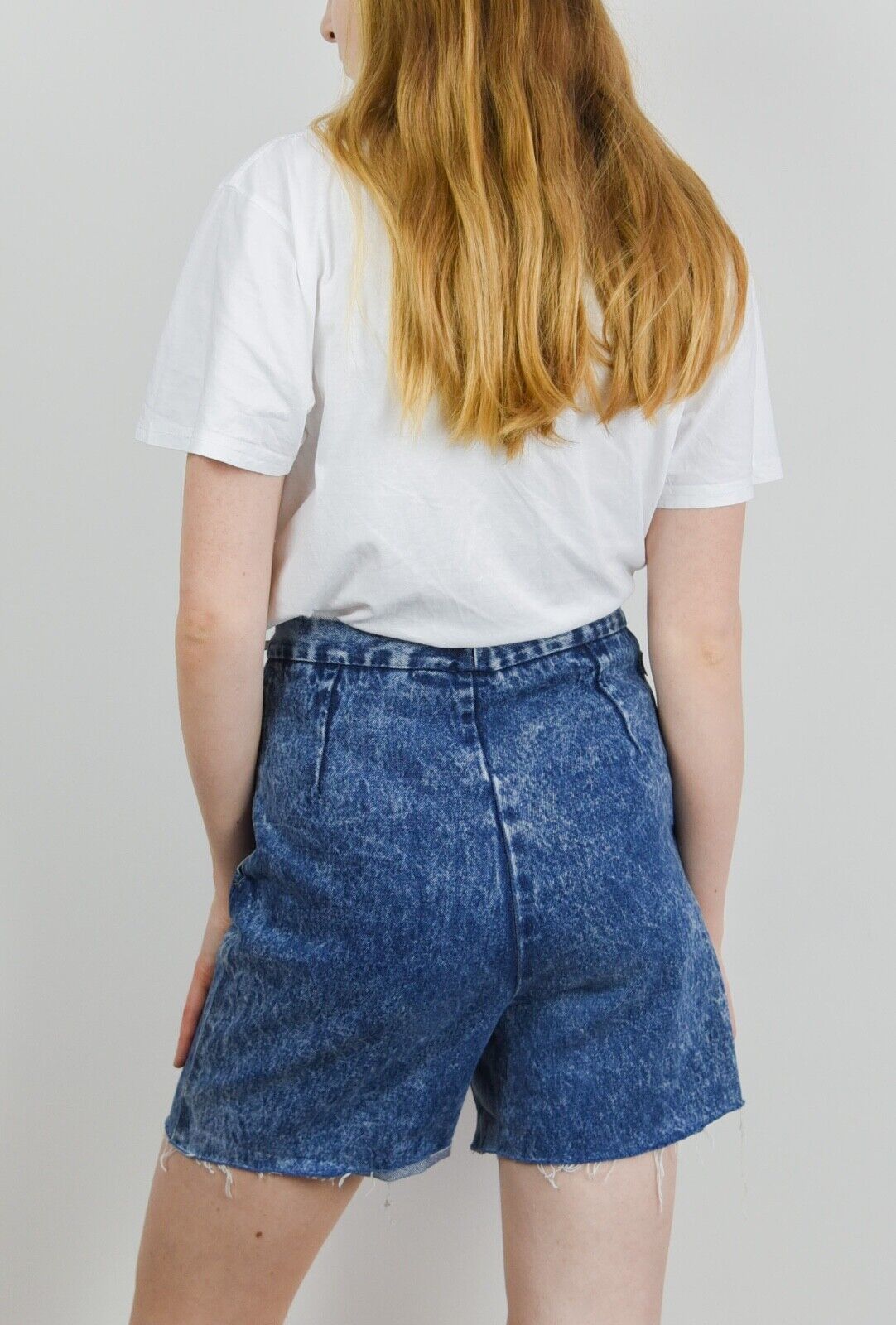 Other × Vintage EVA 80's Women's S Denim Shorts Retro High Waist Jeans Size 32" / US 10 / IT 46 - 5 Thumbnail