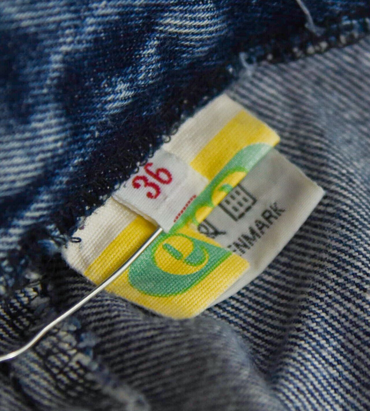 Other × Vintage EVA 80's Women's S Denim Shorts Retro High Waist Jeans Size 32" / US 10 / IT 46 - 6 Thumbnail
