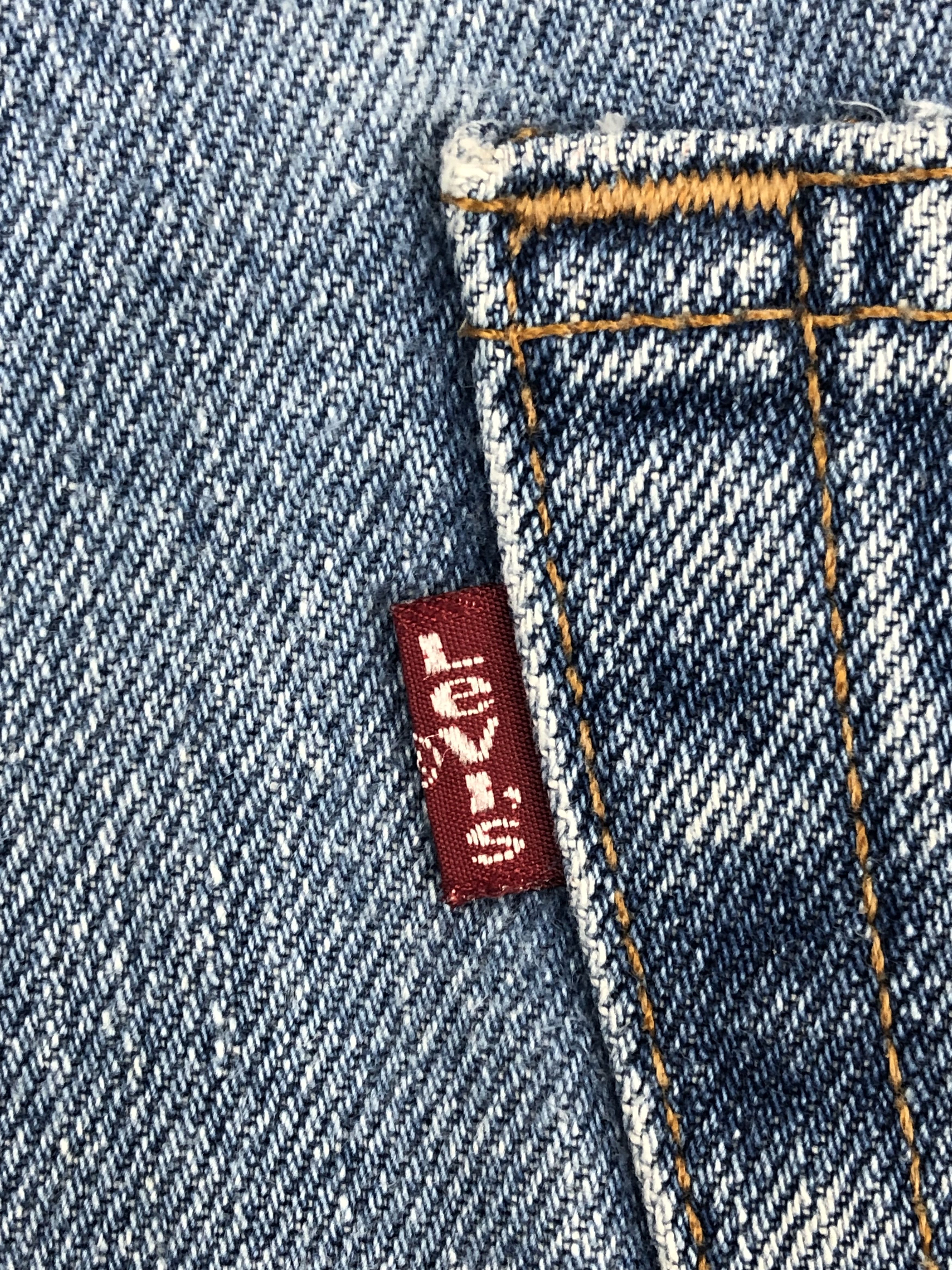 Levi's Vintage 90s Levis 550 Light Blue Jeans DP1533 Size US 35 - 6 Thumbnail