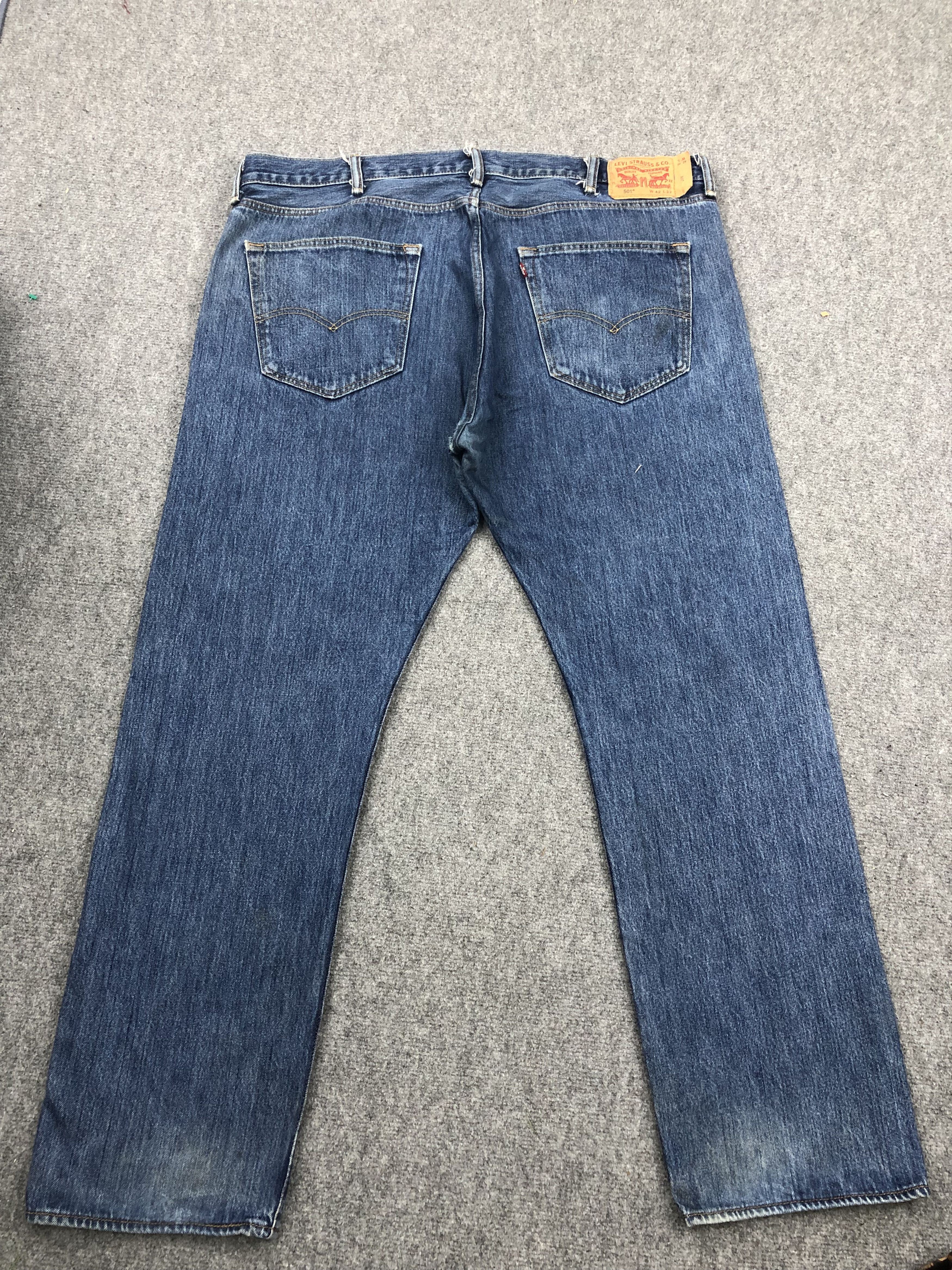 Levi's Vintage Levis 501 Blue Denim Jeans DP1532 Size US 44 / EU 60 - 3 Thumbnail