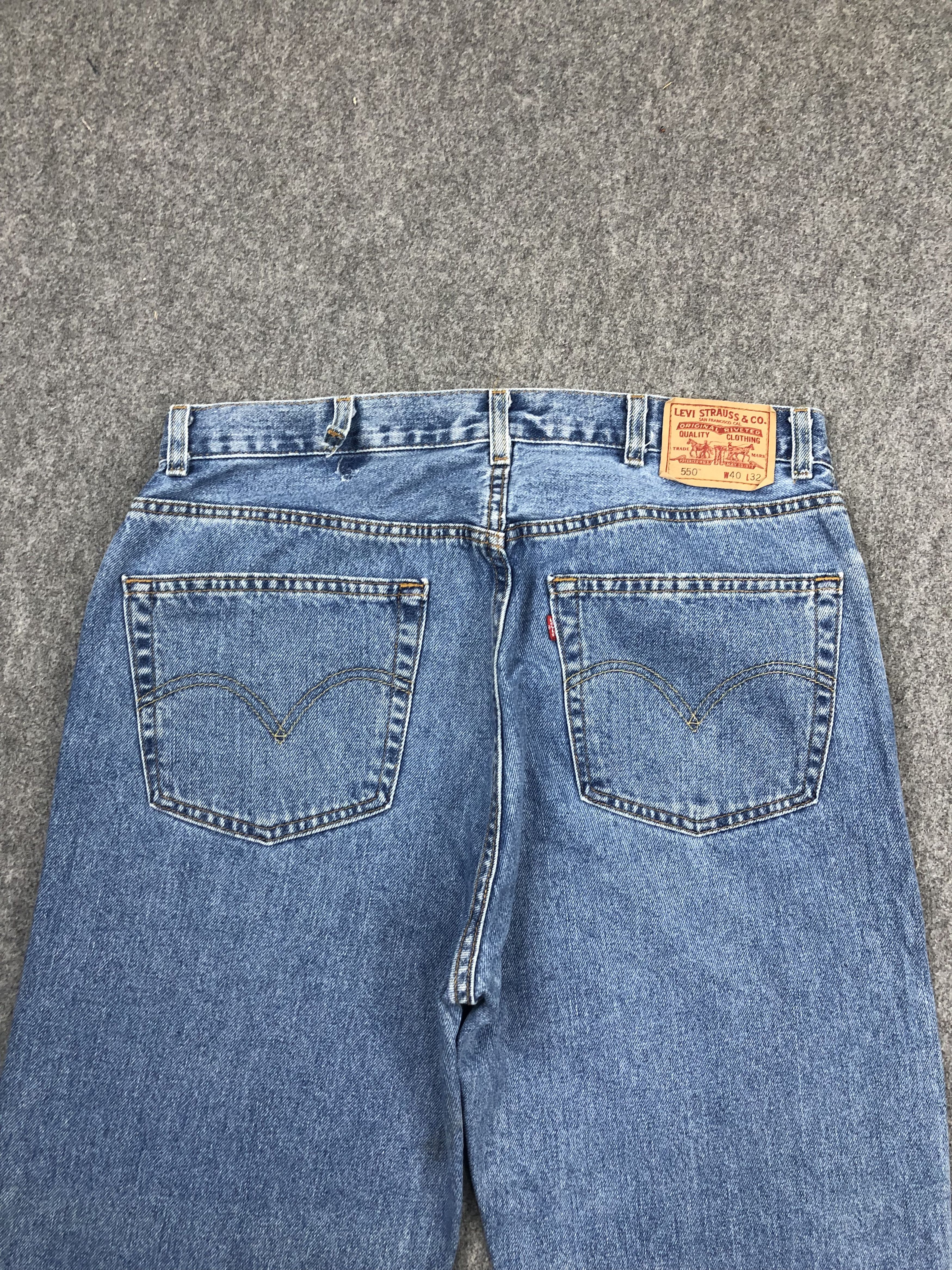 Levi's Vintage Levis 550 Denim DP1528 Size US 37 - 4 Thumbnail