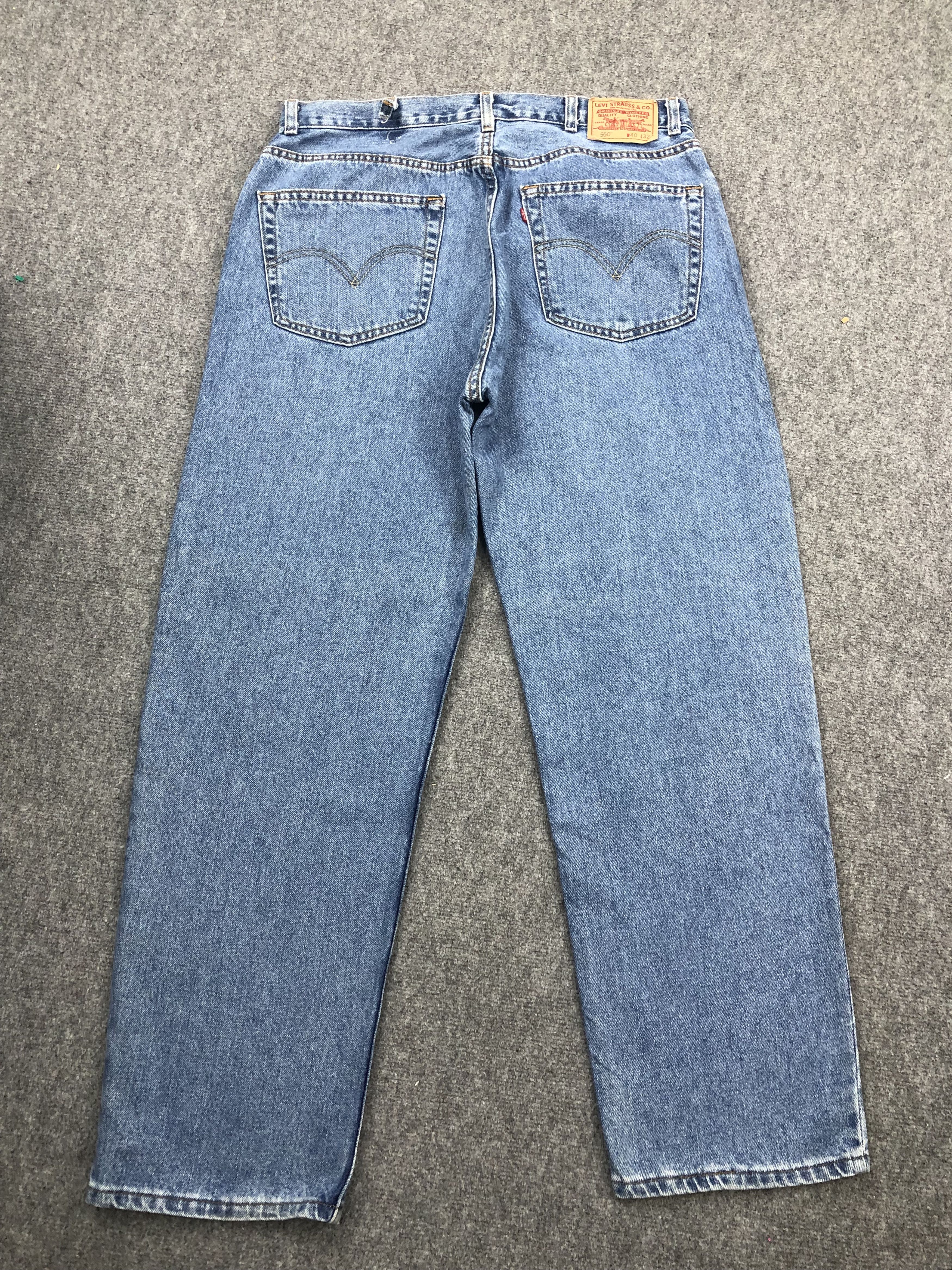 Levi's Vintage Levis 550 Denim DP1528 Size US 37 - 3 Thumbnail