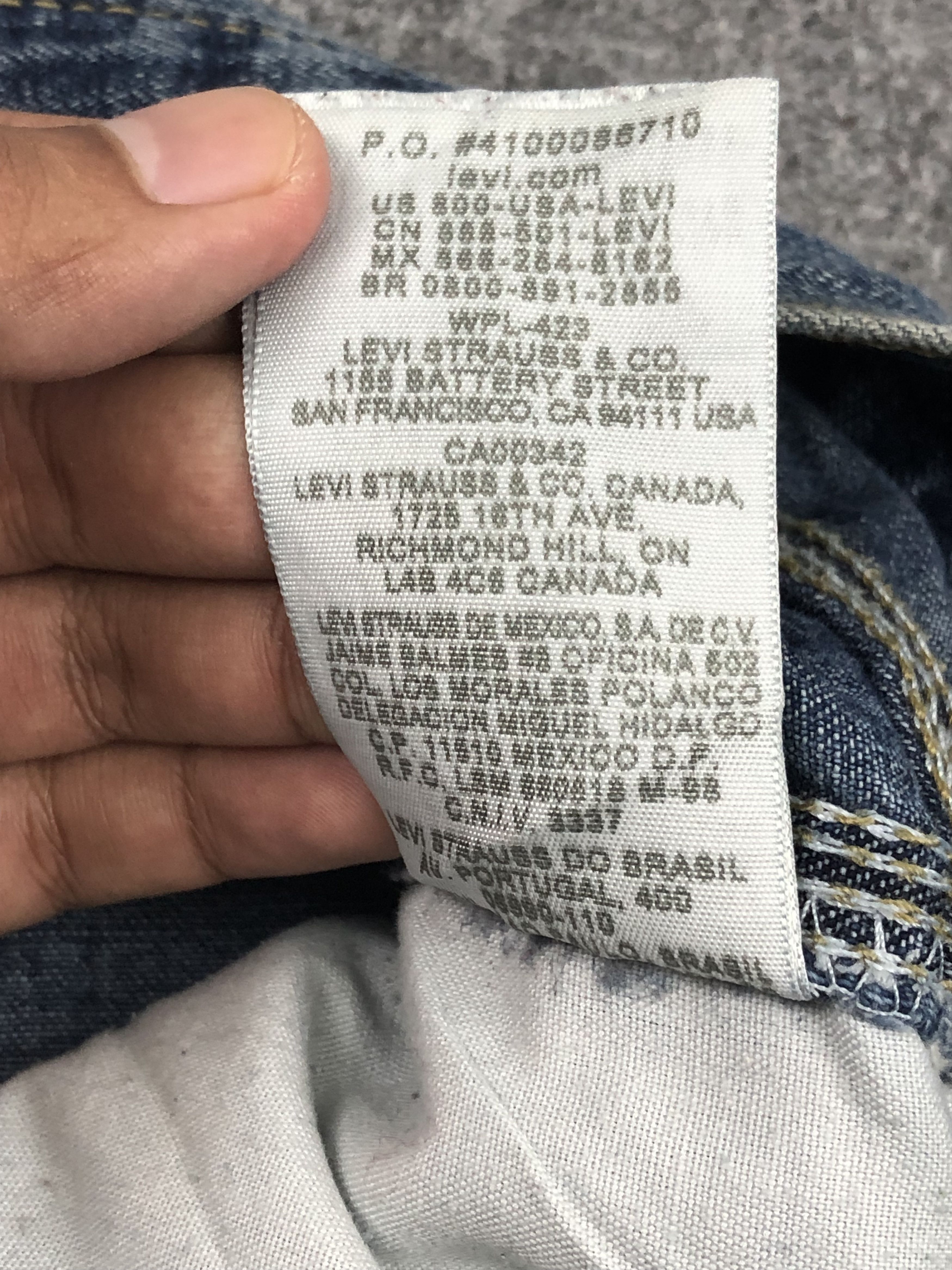 Levi's Vintage Levis Carpenter Faded Jeans DP1526 Size US 42 / EU 58 - 8 Thumbnail