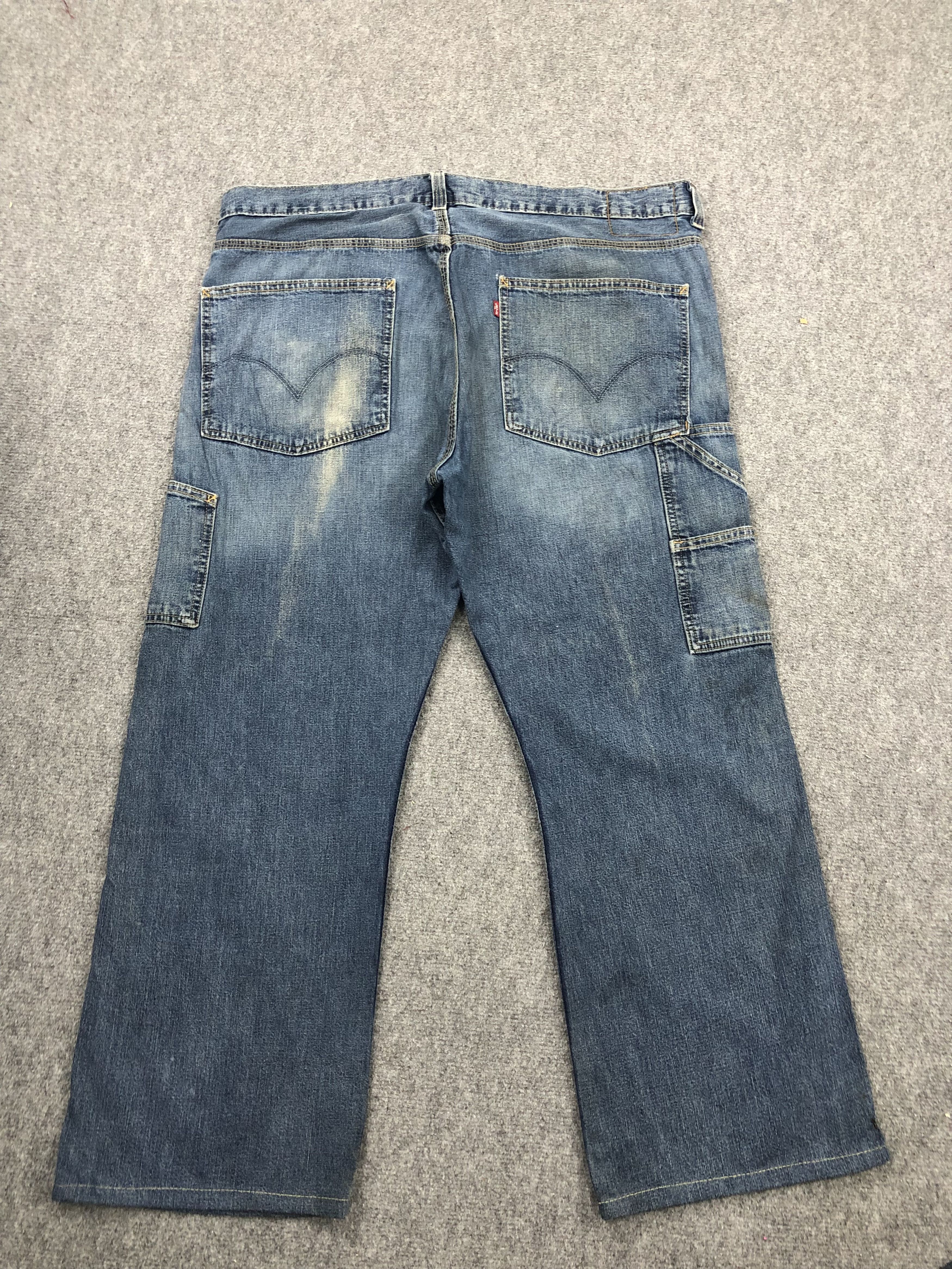 Levi's Vintage Levis Carpenter Faded Jeans DP1526 Size US 42 / EU 58 - 3 Thumbnail