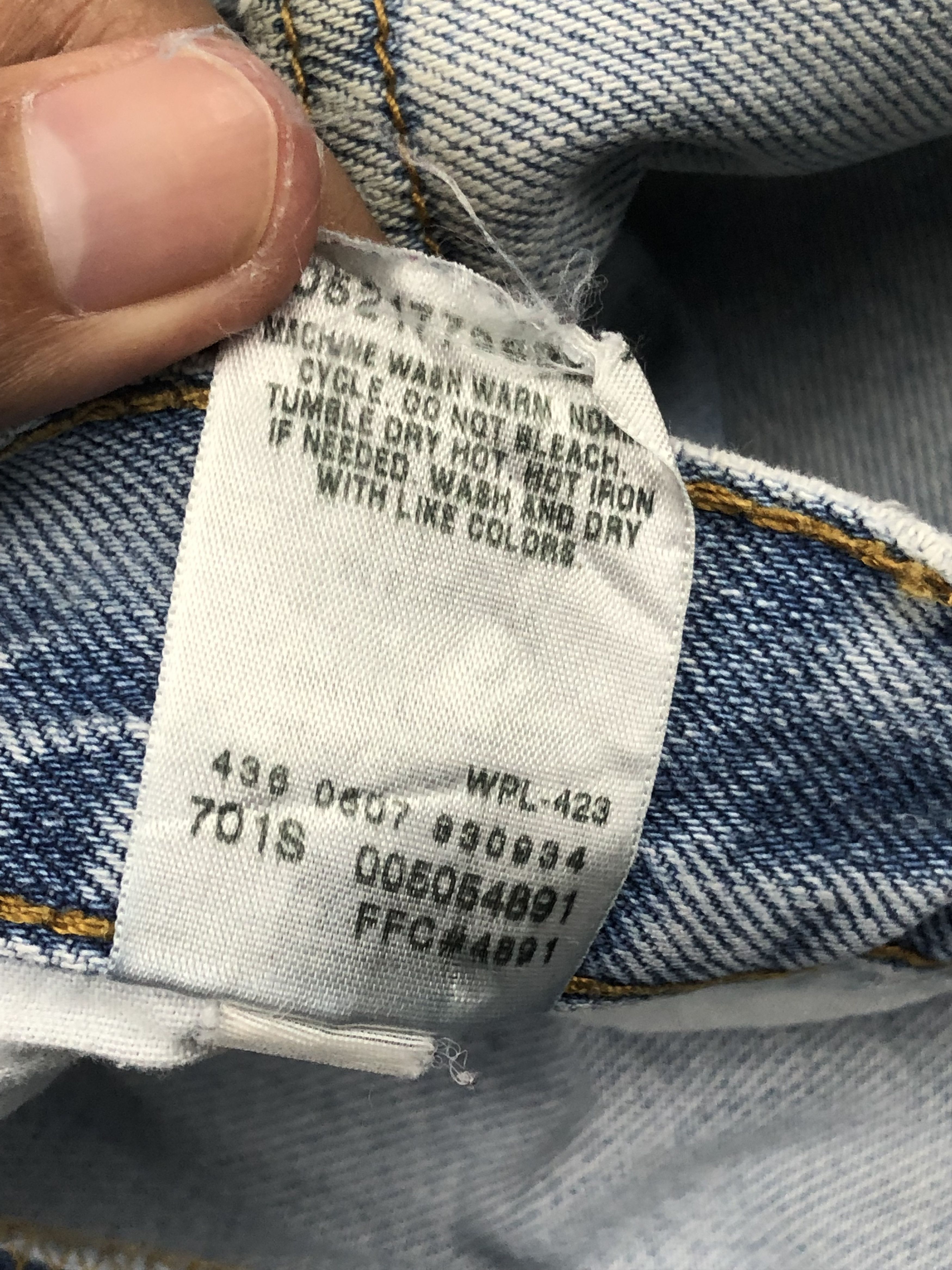 Levi's Vintage Levis 505 Light Wash Jeans DP1523 Size US 40 / EU 56 - 8 Thumbnail