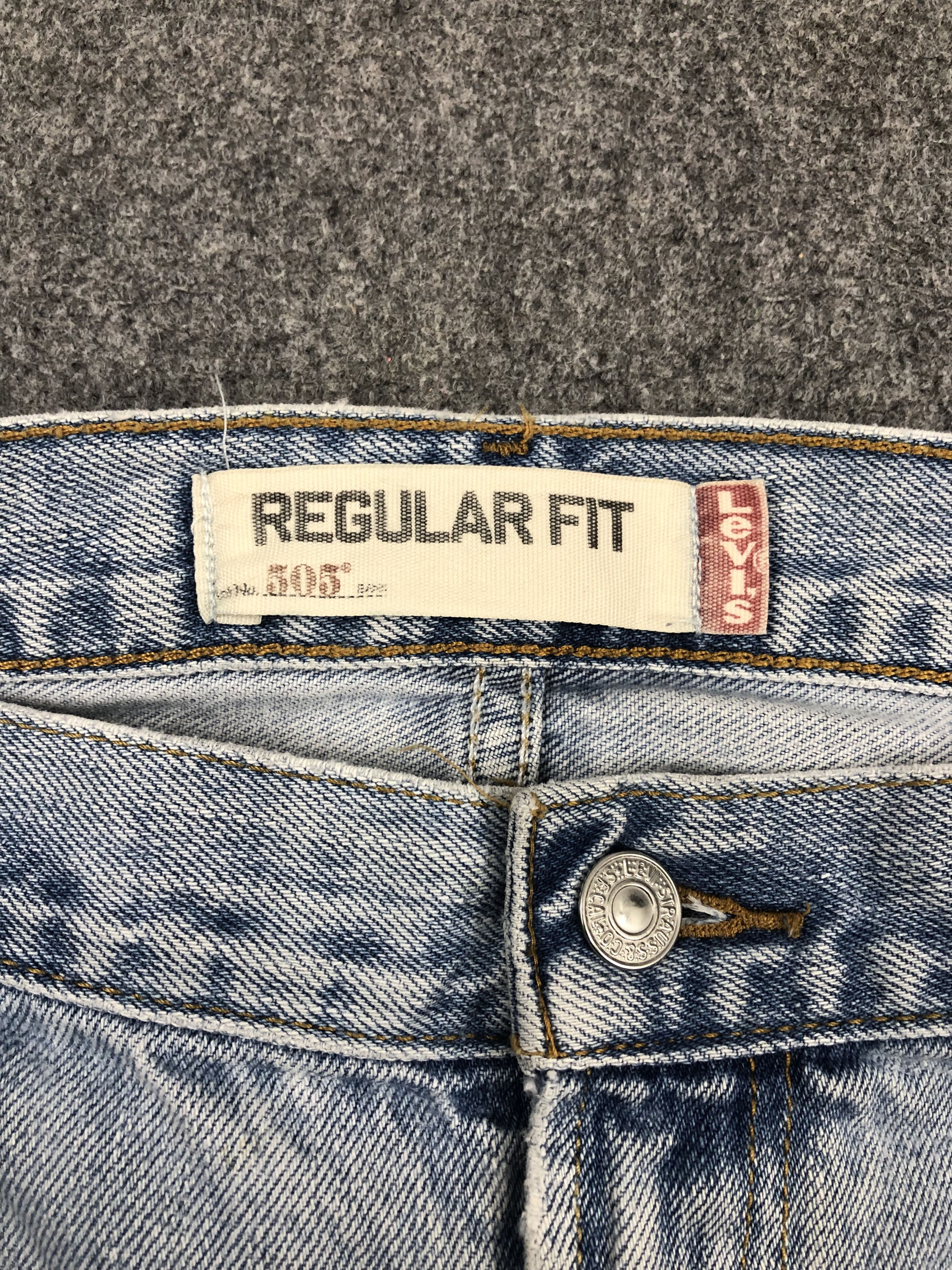 Levi's Vintage Levis 505 Light Wash Jeans DP1523 Size US 40 / EU 56 - 9 Thumbnail