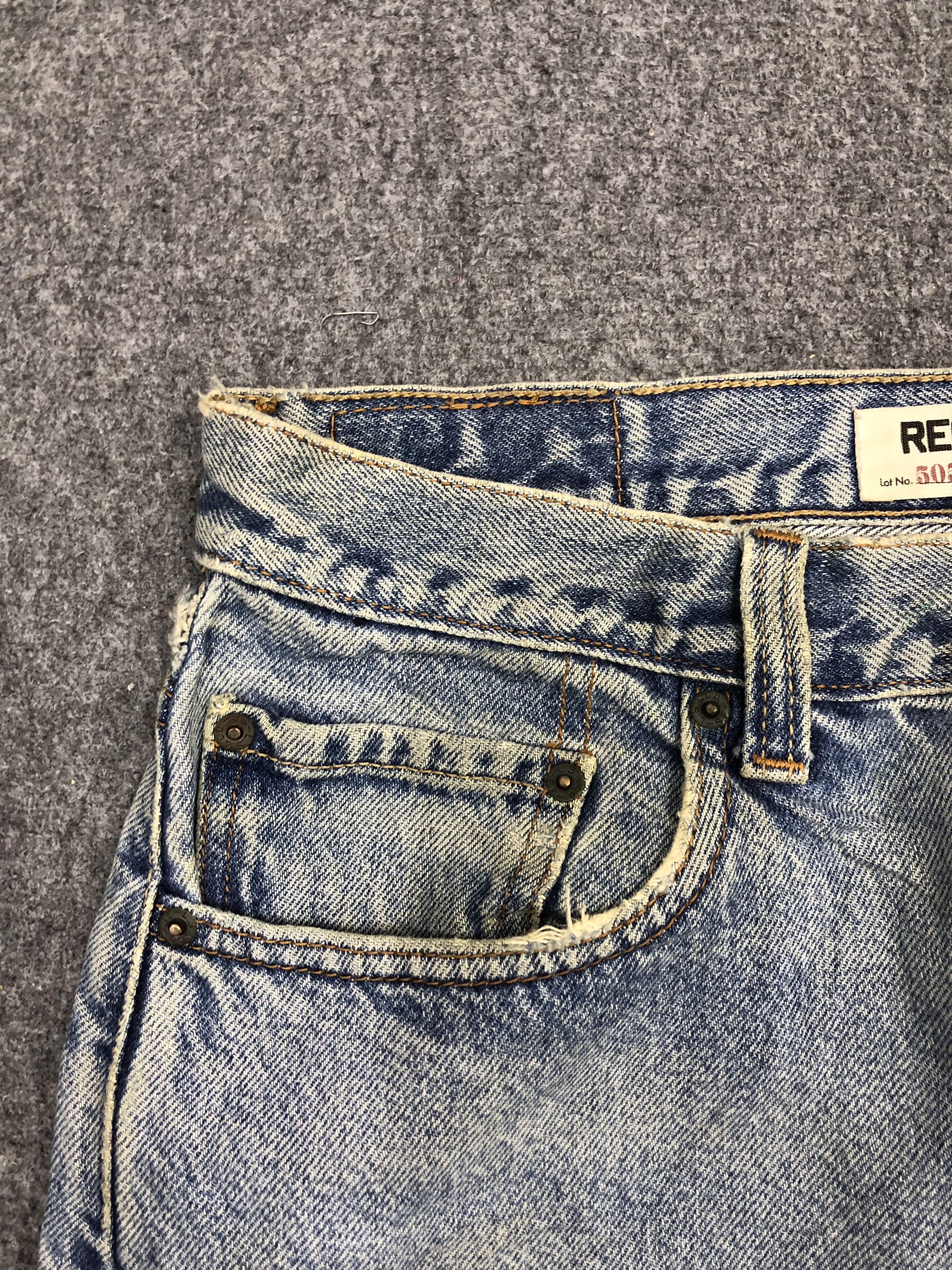 Levi's Vintage Levis 505 Sun Faded Cropped Jeans DP1205 Size US 34 / EU 50 - 8 Thumbnail