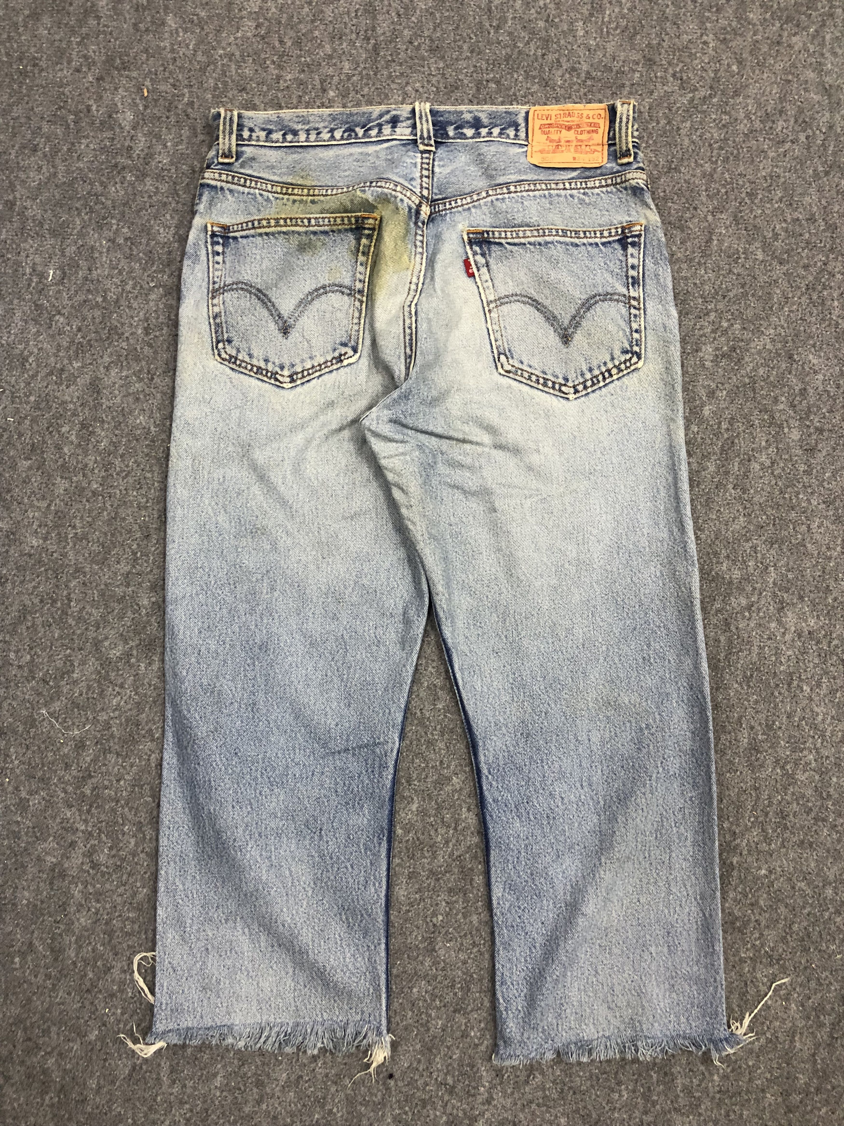 Levi's Vintage Levis 505 Sun Faded Cropped Jeans DP1205 Size US 34 / EU 50 - 3 Thumbnail