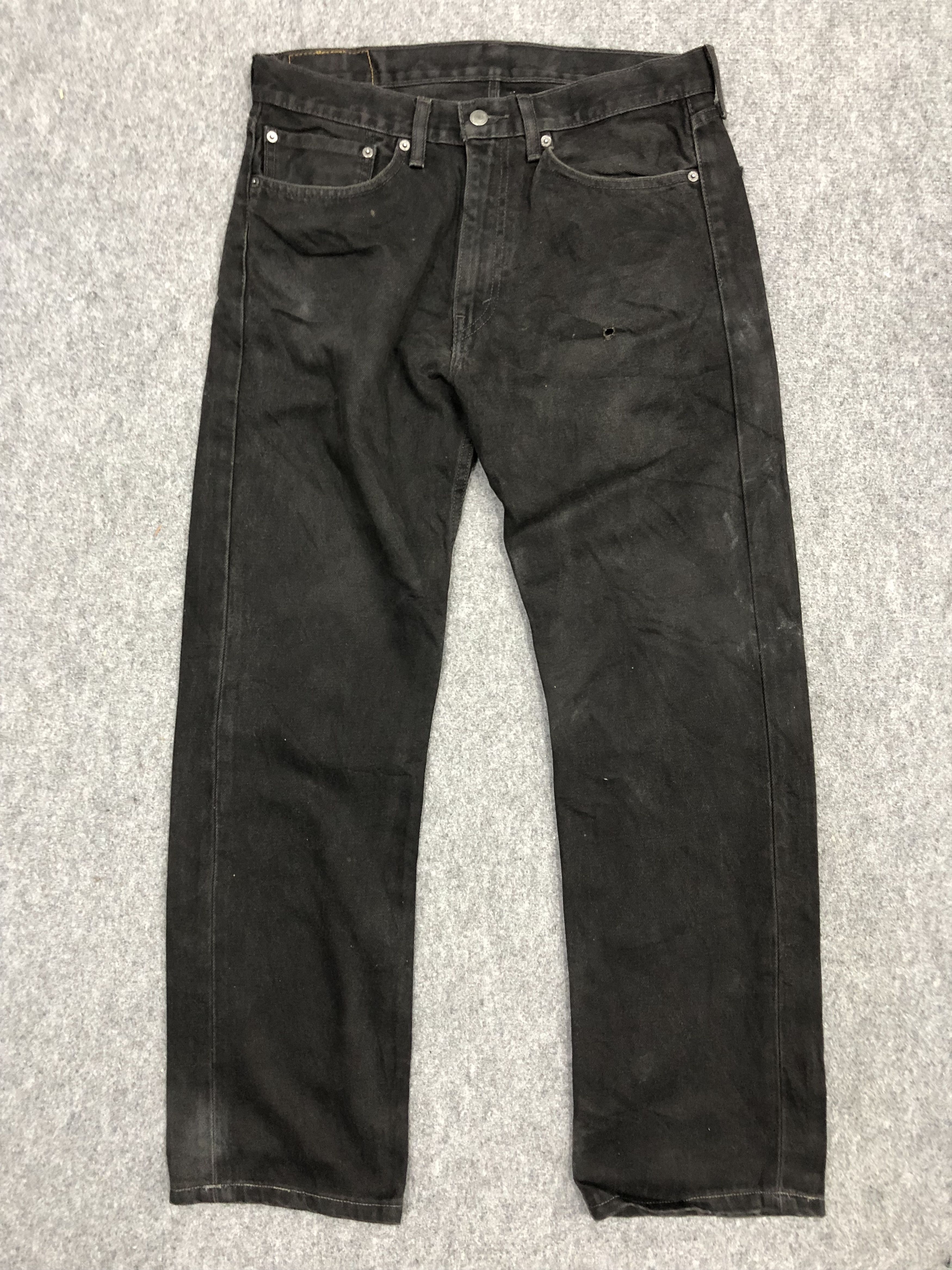 Levi's × Vintage Vintage Levis 505 Denim Black Jeans DP1203 Size US 34 / EU 50 - 1 Thumbnail