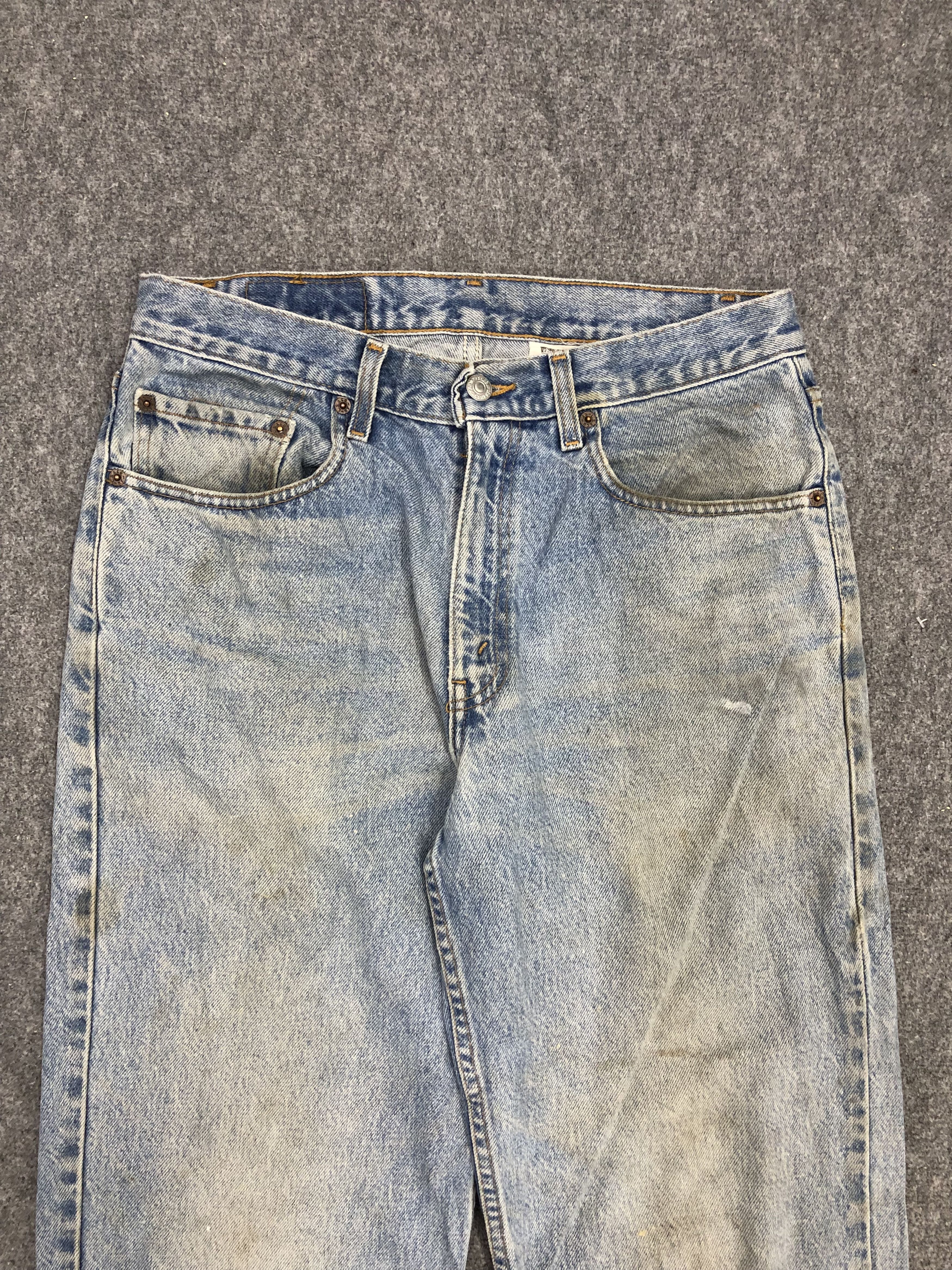 Levi's Vintage 90s Levis 550 Light Wash Jeans DP1154 Size US 32 / EU 48 - 2 Thumbnail