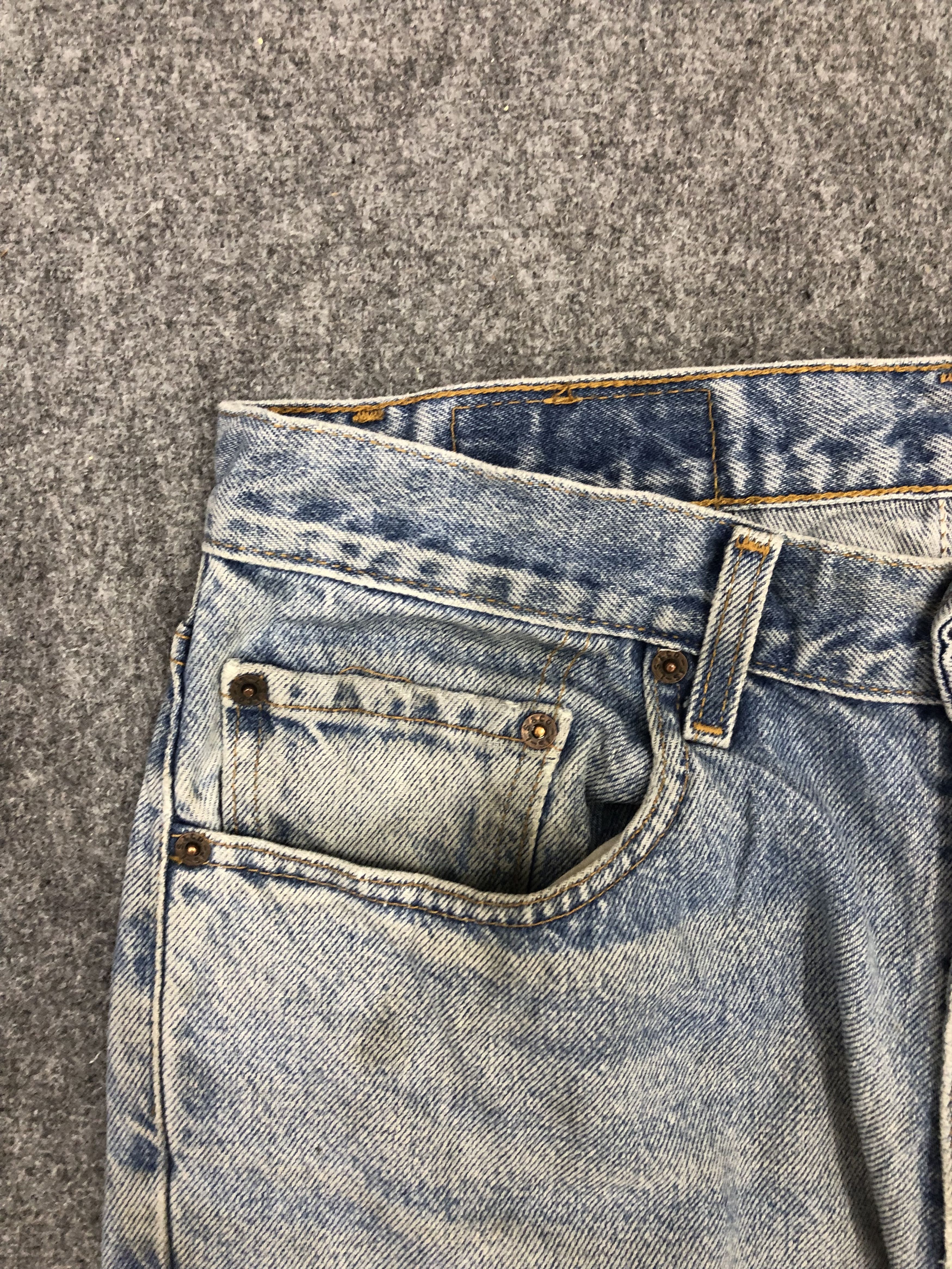 Levi's Vintage 90s Levis 550 Light Wash Jeans DP1154 Size US 32 / EU 48 - 8 Thumbnail