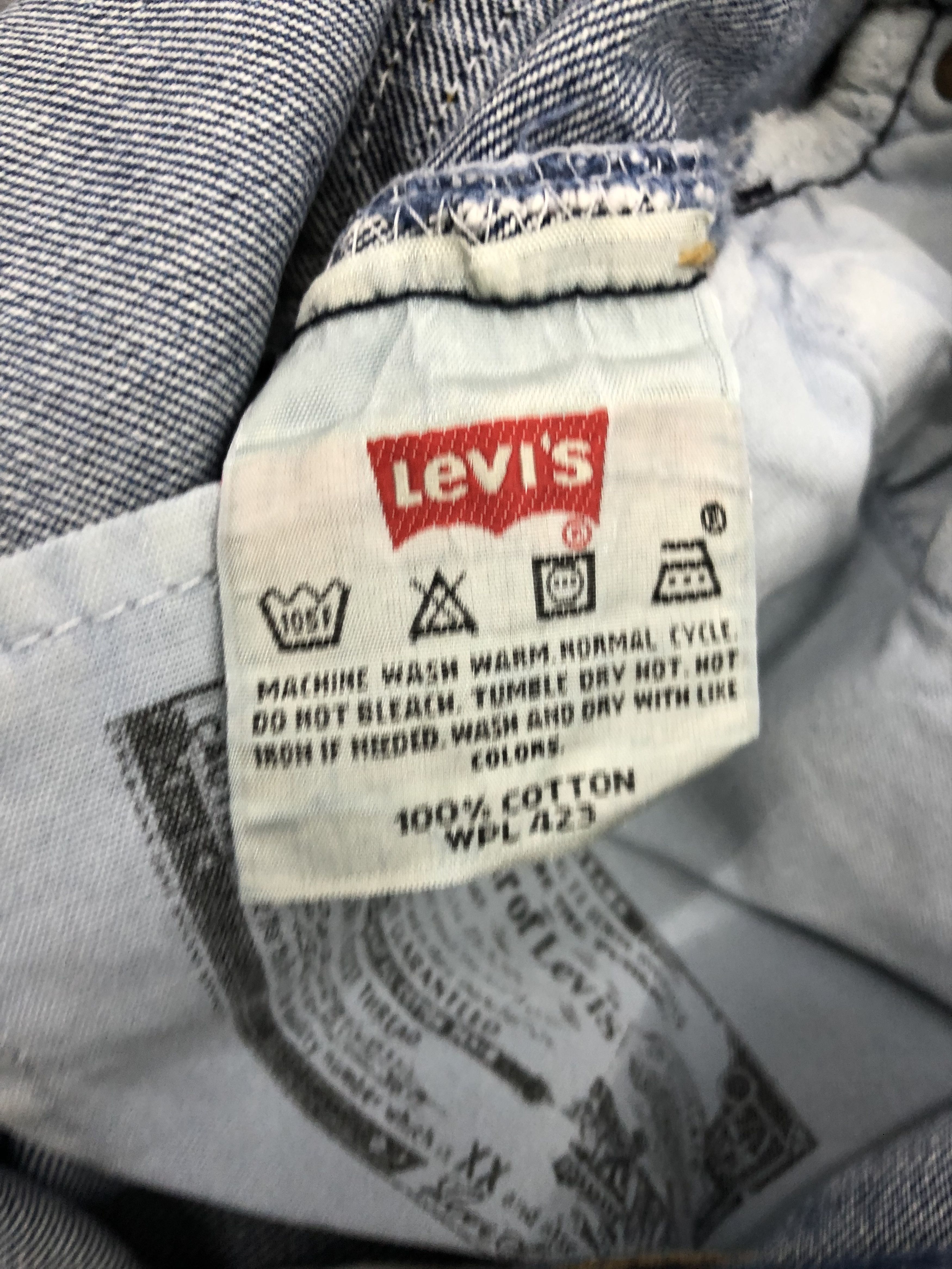 Levi's Vintage Levis 501 Cropped Denim Jeans DP1170 Size US 34 / EU 50 - 3 Thumbnail