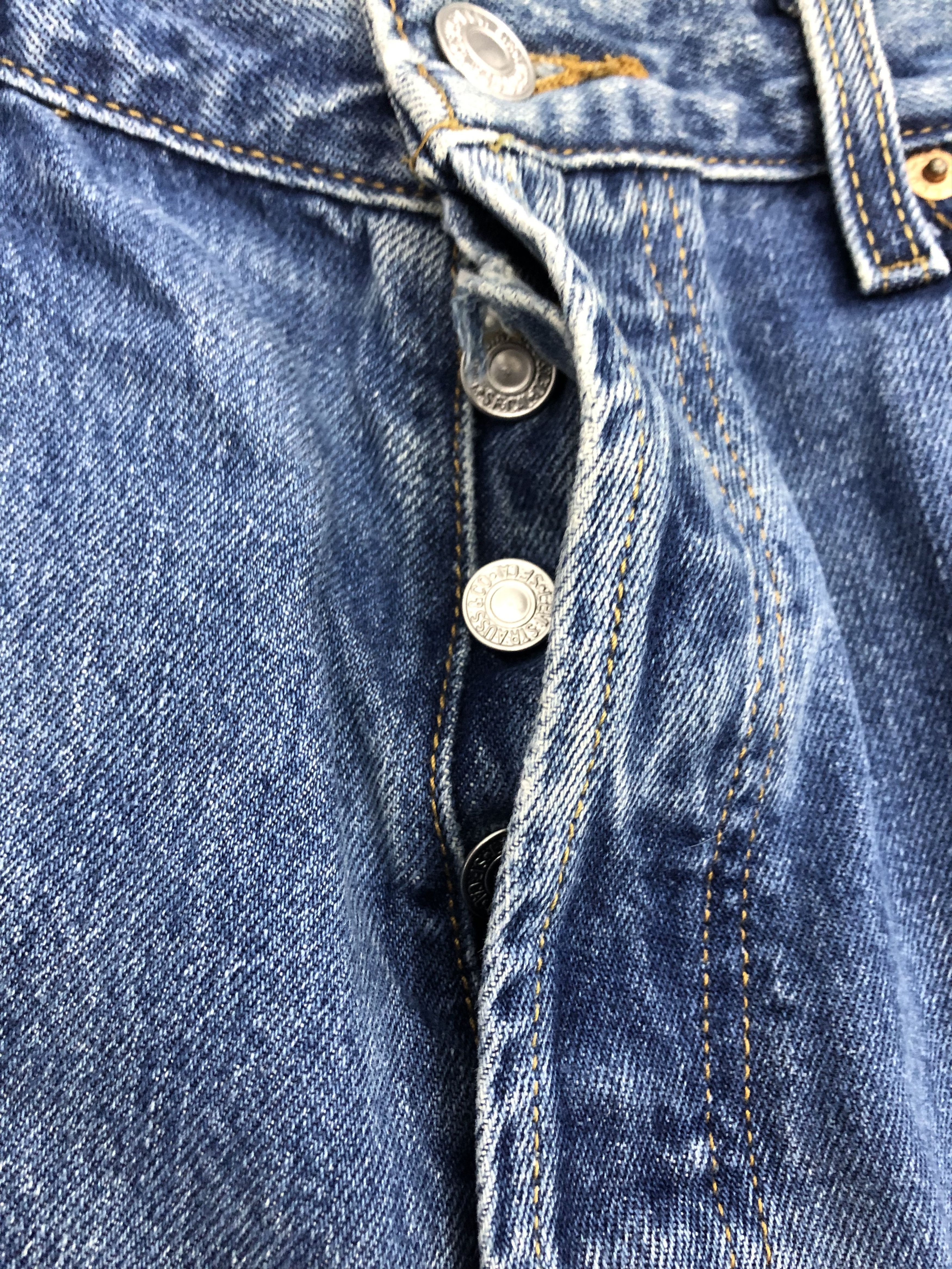 Levi's Vintage Levis 501 Cropped Denim Jeans DP1170 Size US 34 / EU 50 - 7 Thumbnail