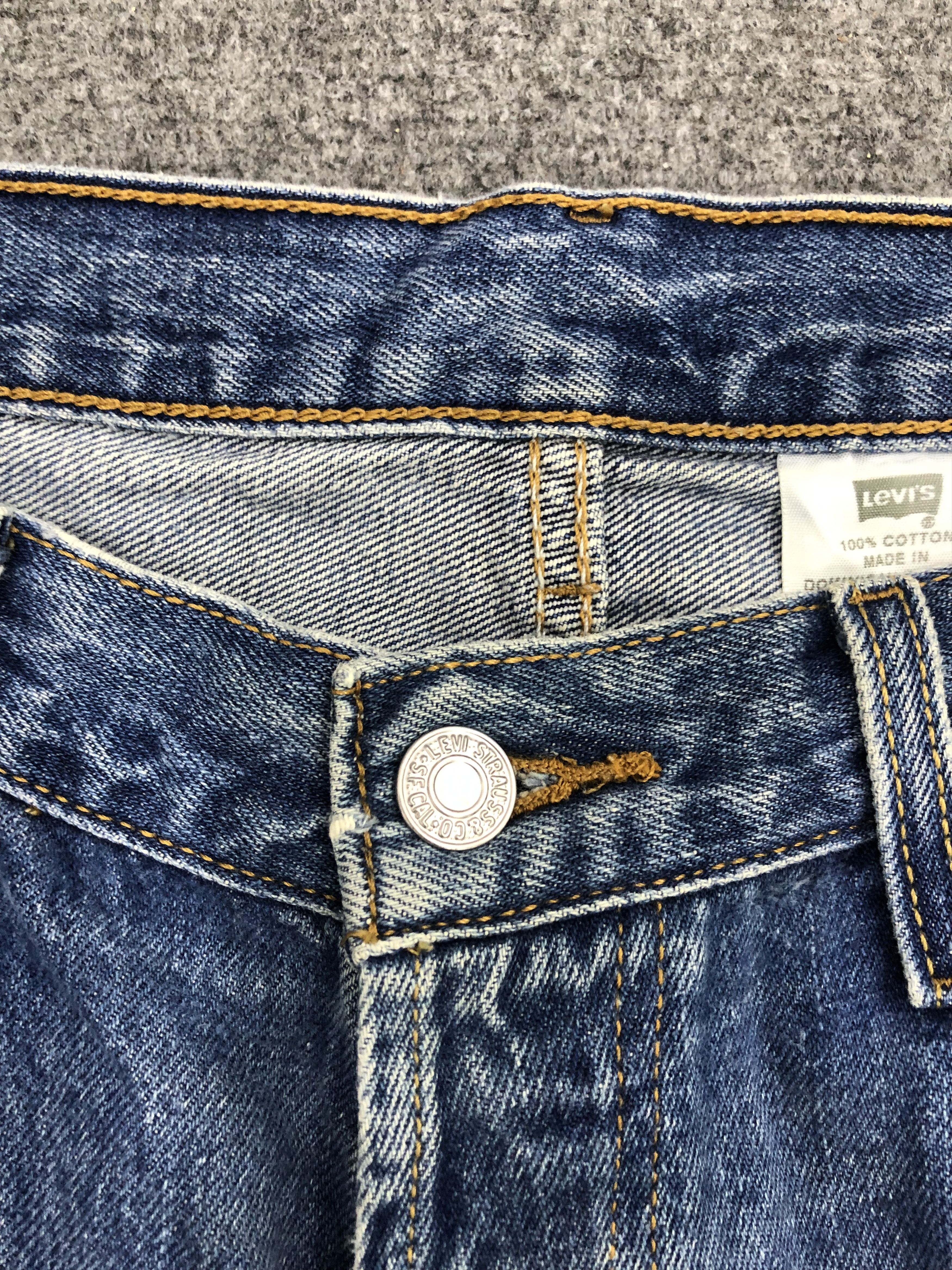 Levi's Vintage Levis 501 Cropped Denim Jeans DP1170 Size US 34 / EU 50 - 6 Thumbnail