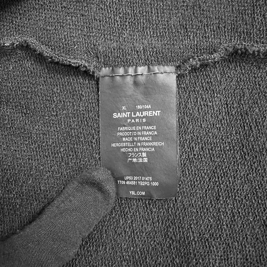 Saint Laurent Paris Saint Laurent Paris Petit Logo Hoodie (sl22110812) Size US XL / EU 56 / 4 - 9 Thumbnail