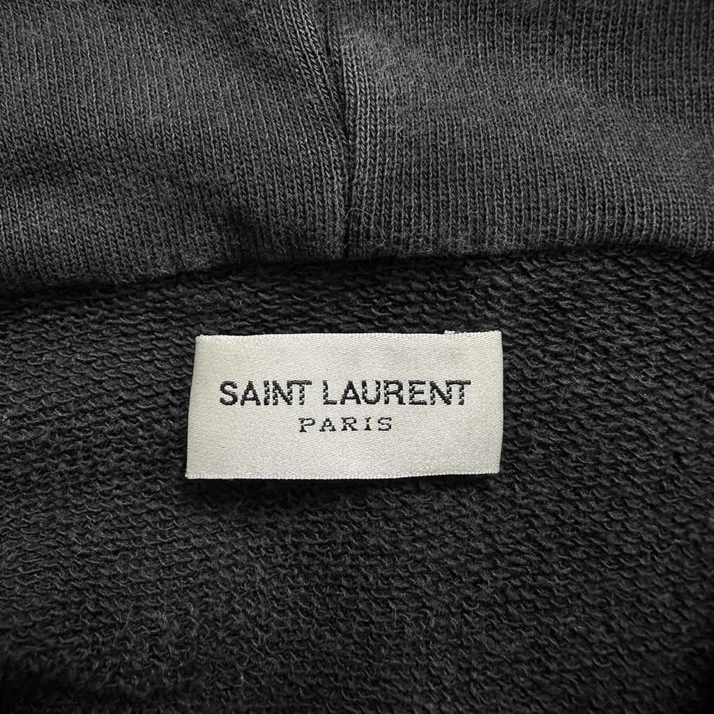 Saint Laurent Paris Saint Laurent Paris Petit Logo Hoodie (sl22110812) Size US XL / EU 56 / 4 - 5 Thumbnail