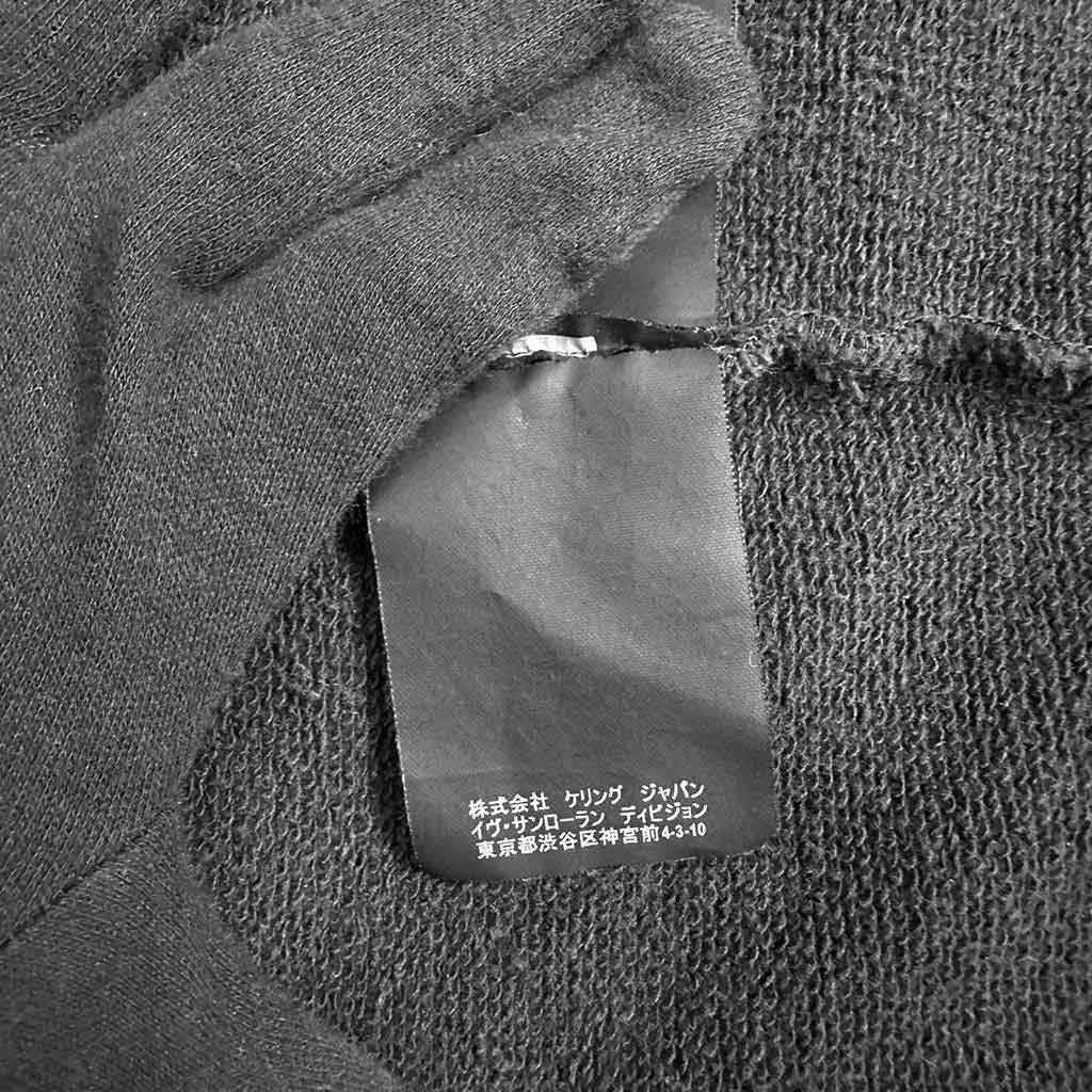 Saint Laurent Paris Saint Laurent Paris Petit Logo Hoodie (sl22110812) Size US XL / EU 56 / 4 - 10 Thumbnail