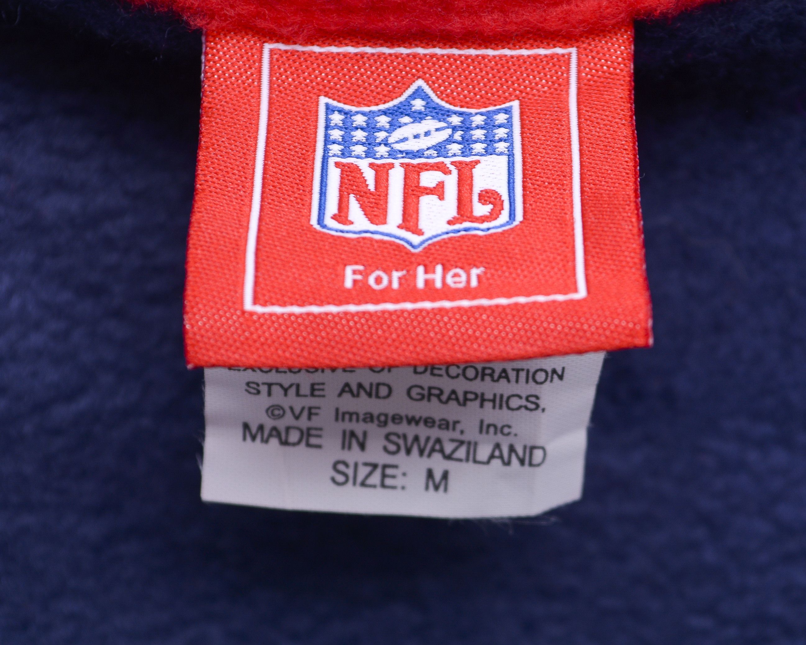 NFL × Vintage New England Patriots Women M Fleece Jumper Sweatshirt Logo Size M / US 6-8 / IT 42-44 - 7 Thumbnail