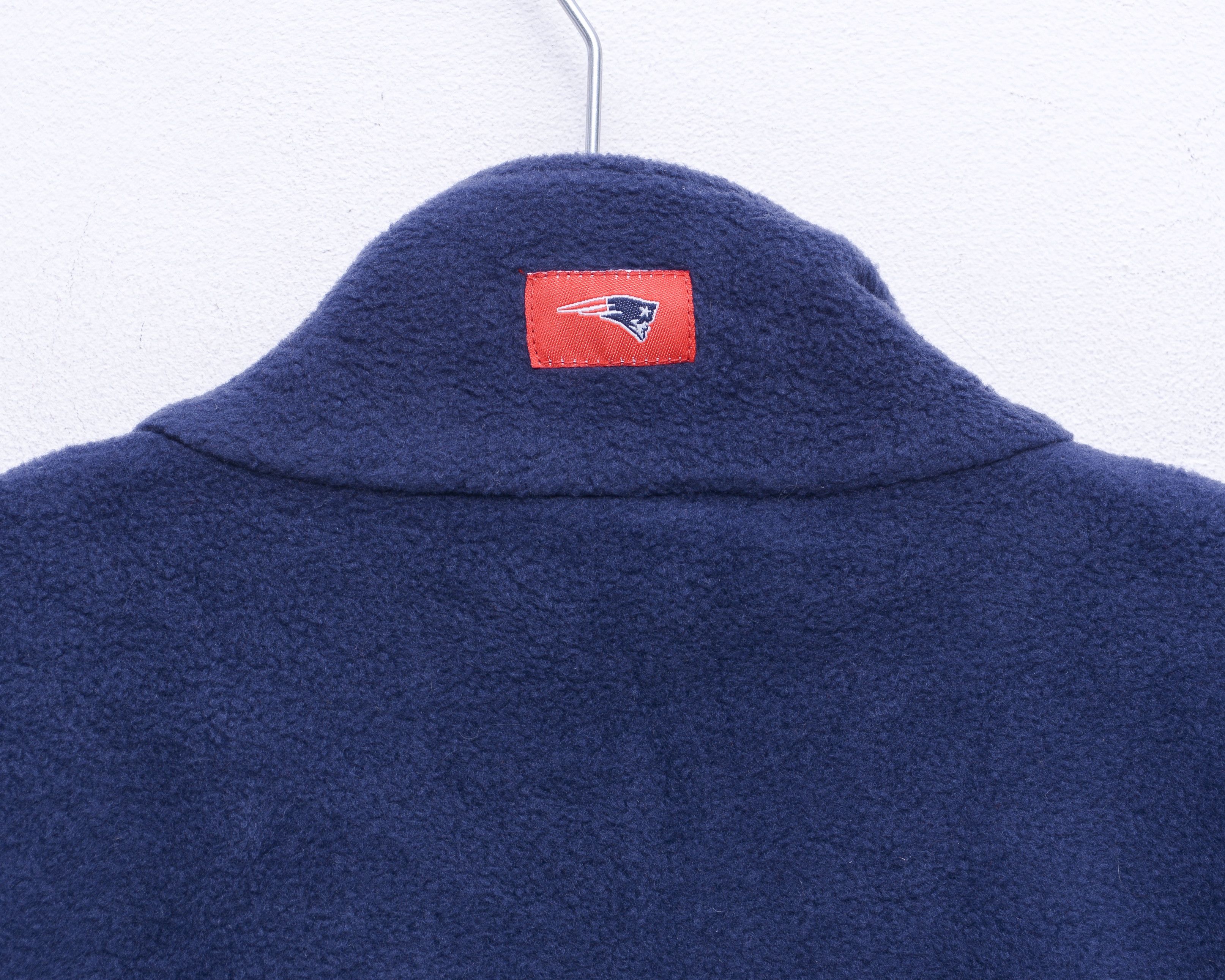NFL × Vintage New England Patriots Women M Fleece Jumper Sweatshirt Logo Size M / US 6-8 / IT 42-44 - 6 Thumbnail