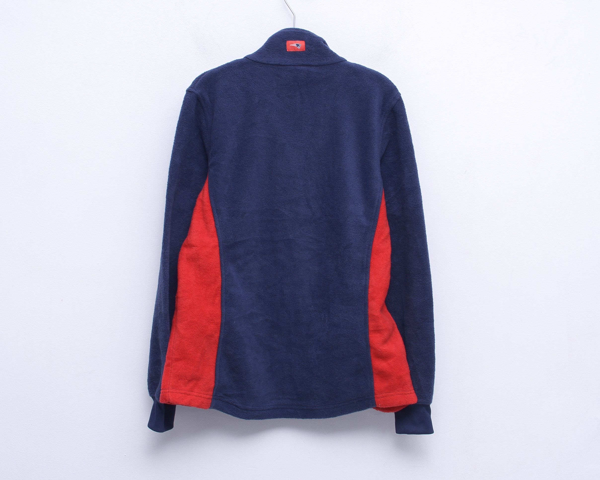 NFL × Vintage New England Patriots Women M Fleece Jumper Sweatshirt Logo Size M / US 6-8 / IT 42-44 - 4 Thumbnail