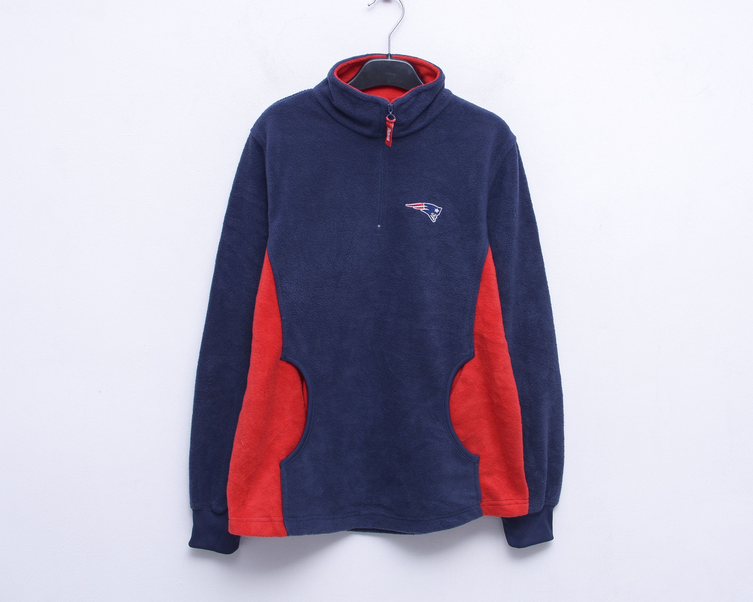NFL × Vintage New England Patriots Women M Fleece Jumper Sweatshirt Logo Size M / US 6-8 / IT 42-44 - 1 Thumbnail