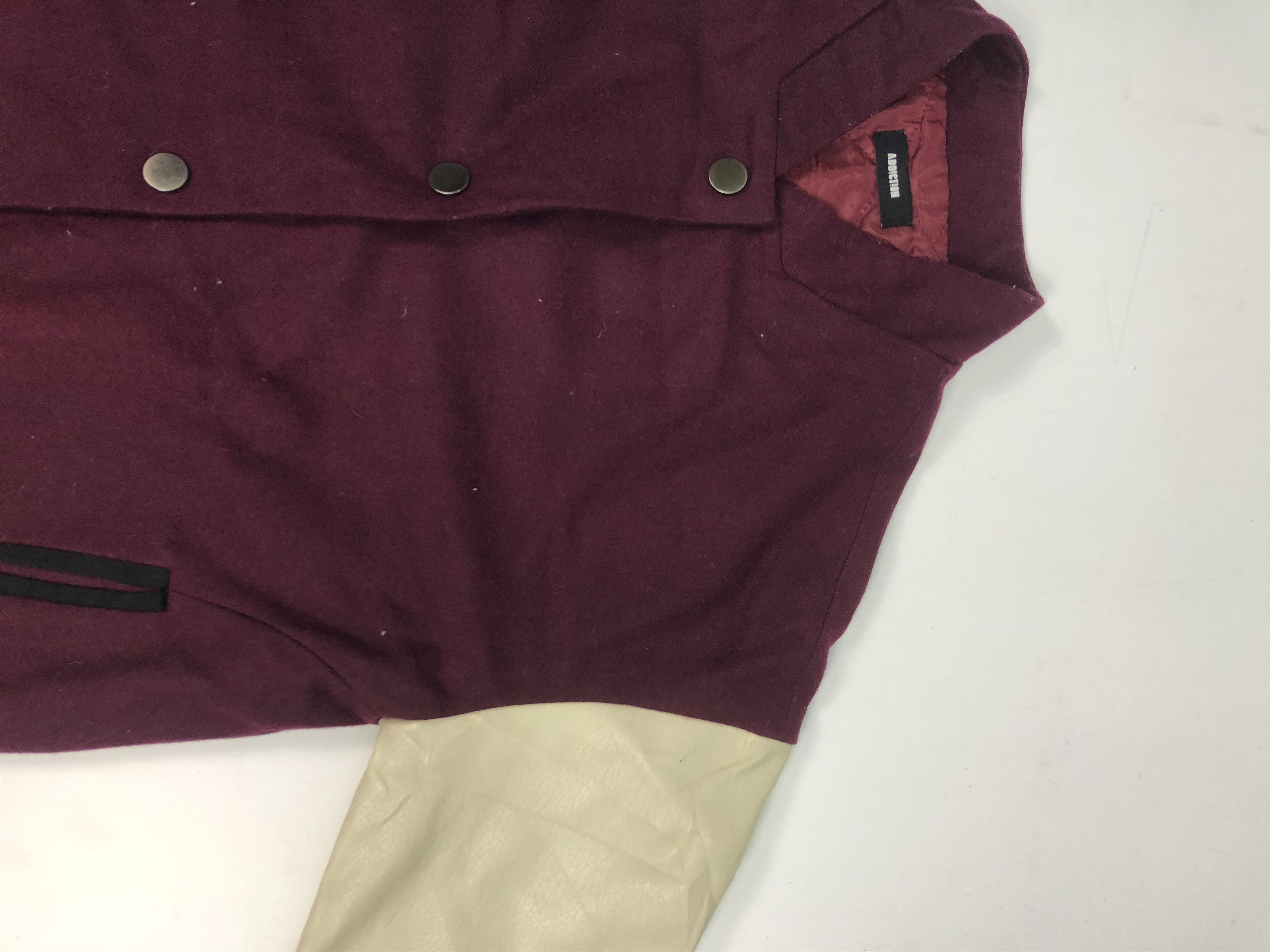 Vintage Vintage 90s Japanese Brand Addiction Varsity Jacket V0111 Size US L / EU 52-54 / 3 - 2 Thumbnail